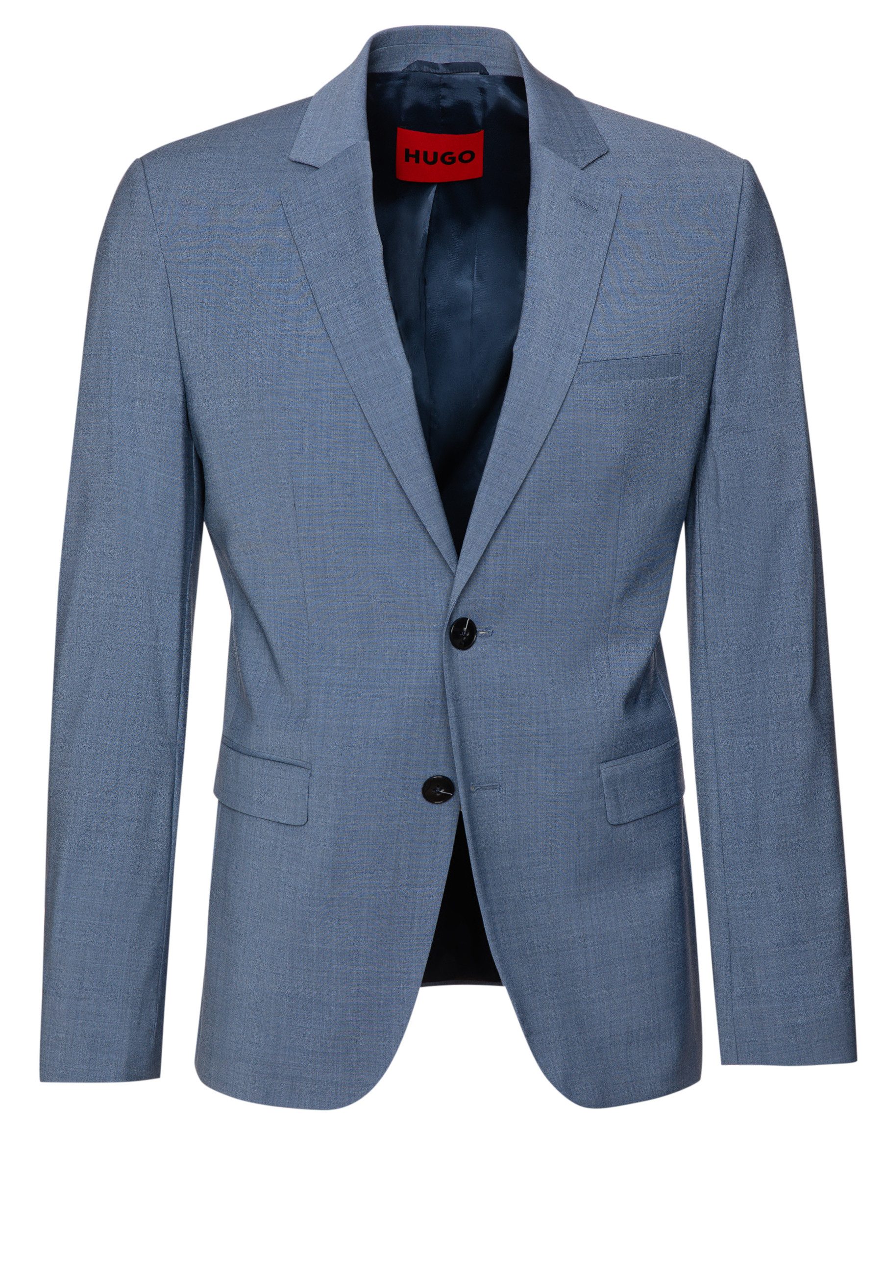 HUGO Anzugsakko Slim-Fit Sakko aus Woll-Mix (1-tlg)