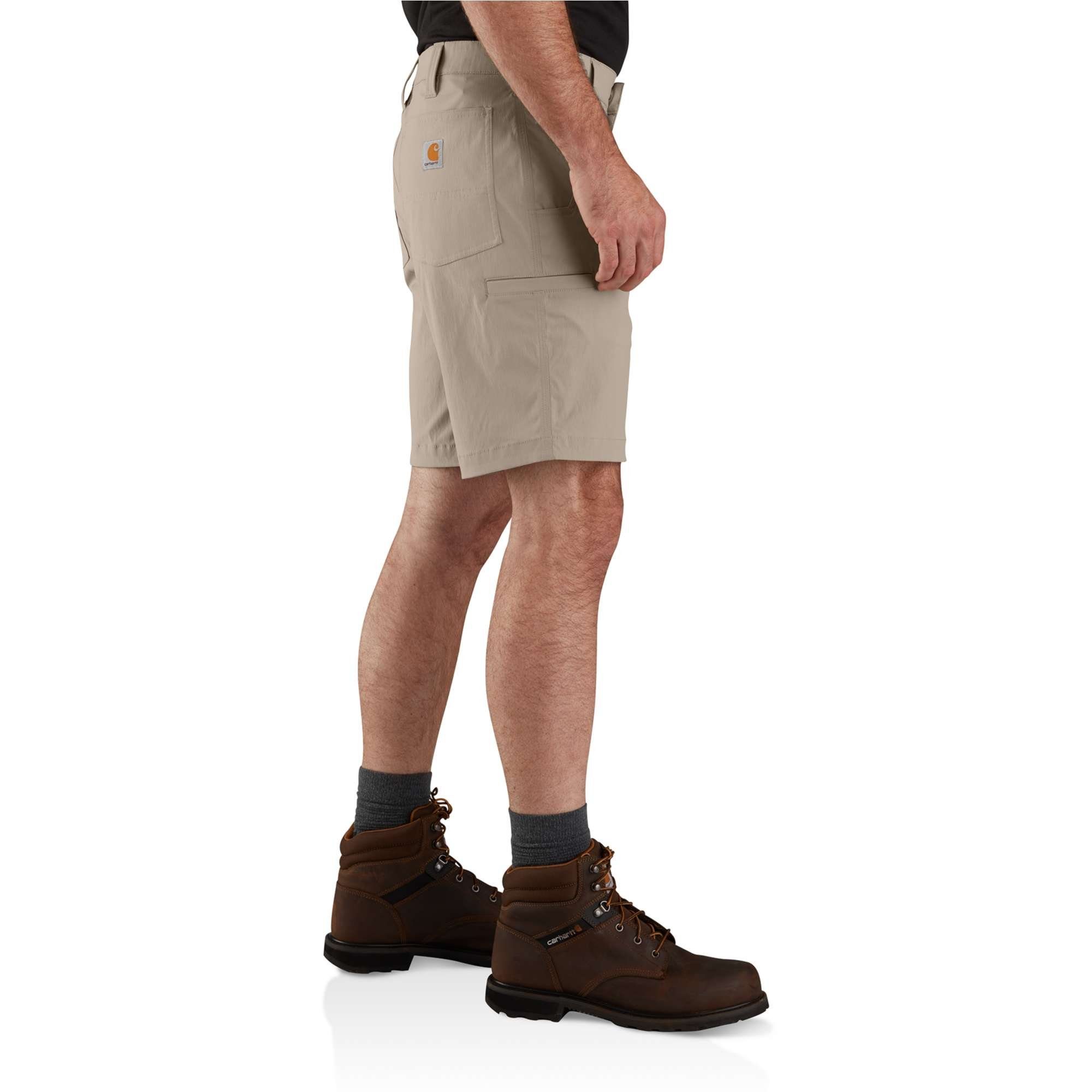 Carhartt Cargoshorts Force Lightweight Ripstop Work Shorts Stretch-Ripstop Gewebe