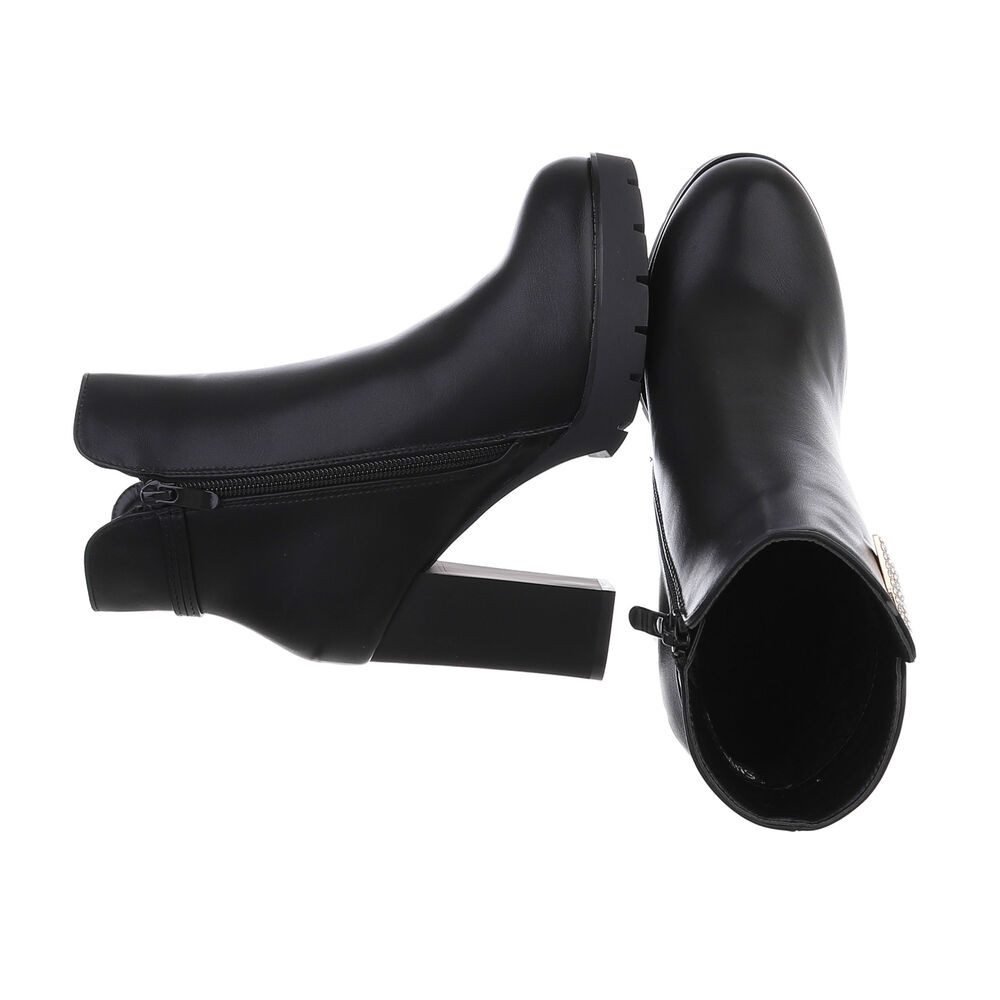 Ital-Design Damen Freizeit High-Heel-Stiefelette (87108567) Blockabsatz günstig online kaufen