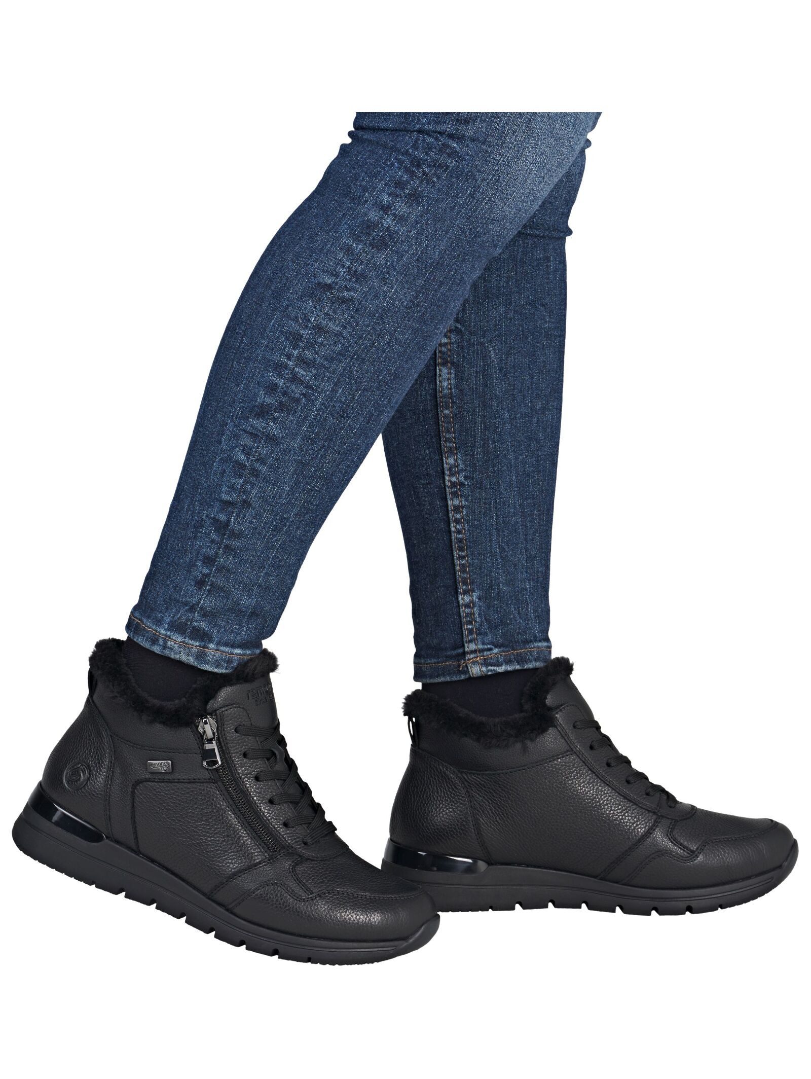 Remonte Remonte Stiefelette Leder/Synthetik Schnürstiefelette