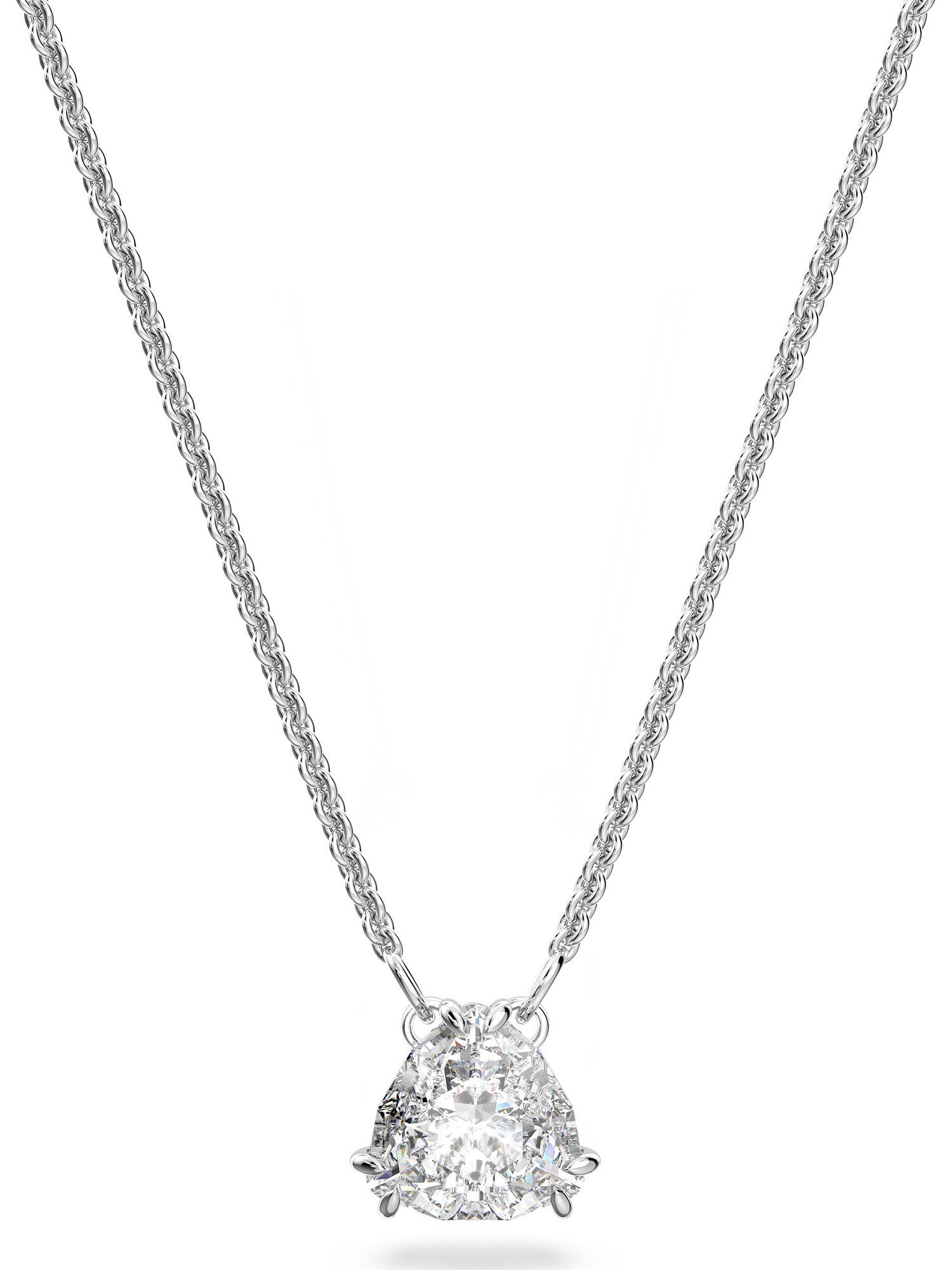 Collier Swarovski Damen-Kette Metall Swarovski-Kristall