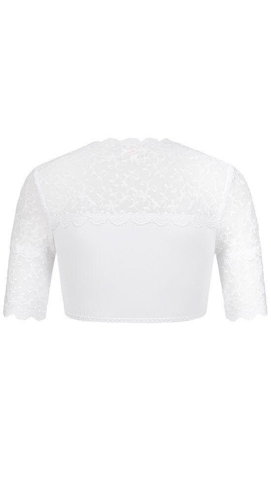 Nübler Dirndlbluse Dirndlbluse Kurzarm Nena in Weiß von Nübler günstig online kaufen