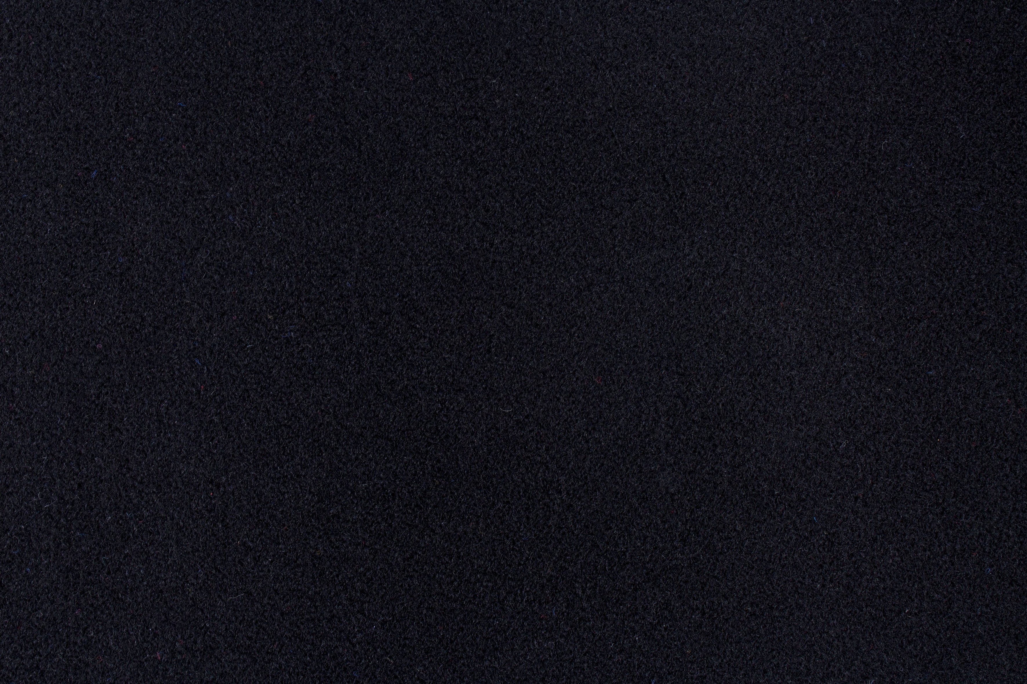 Teppichboden Coupon Velours Sina, Andiamo, rechteckig, Höhe: 9 mm, Uni Farben, Breite 400 cm, strapazierfähig, pflegeleicht, Wohnzimmer schwarz