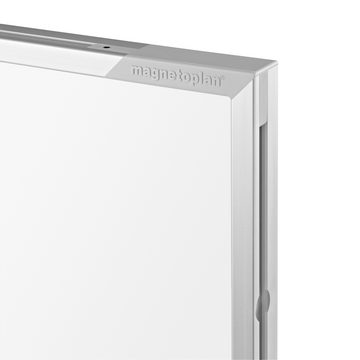 magnetoplan® Anzeigetafel Weißwand/Schreibtafel - 120x90cm - Weiß - Aluminiumrahmen (1-St)
