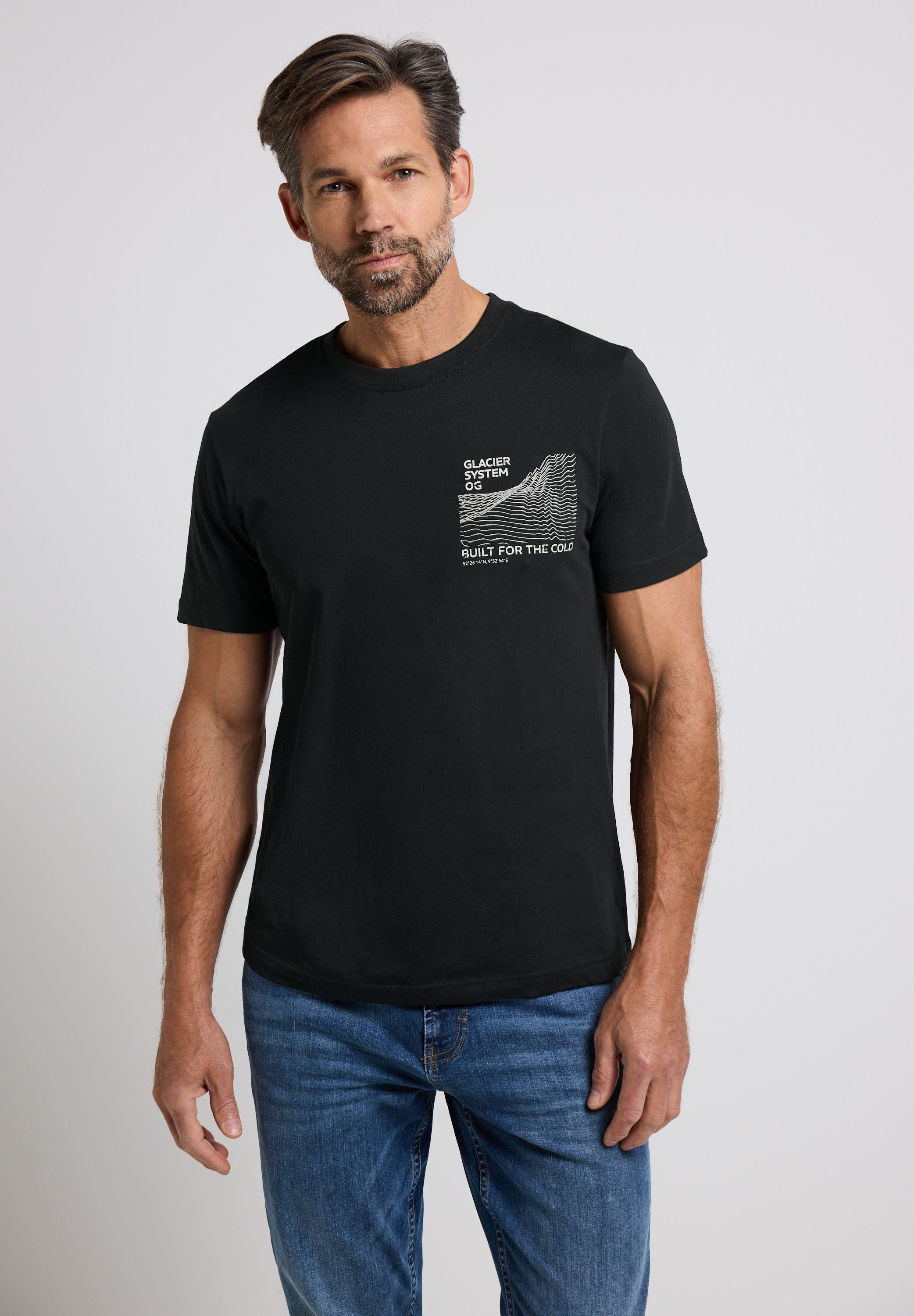 STREET ONE MEN T-Shirt aus reiner Baumwolle