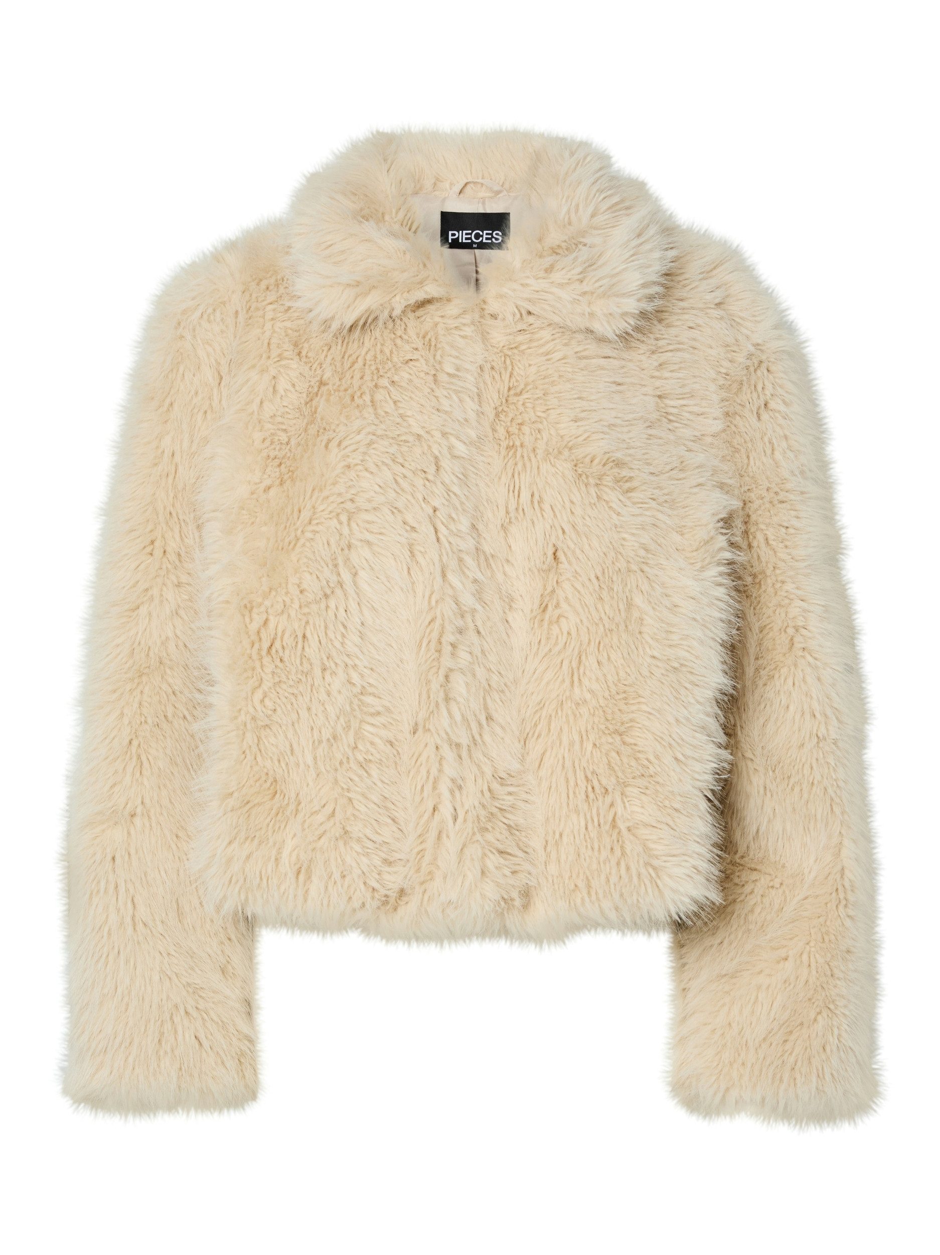 pieces Outdoorjacke PCJILLA SHORT FLUFFY JACKET günstig online kaufen