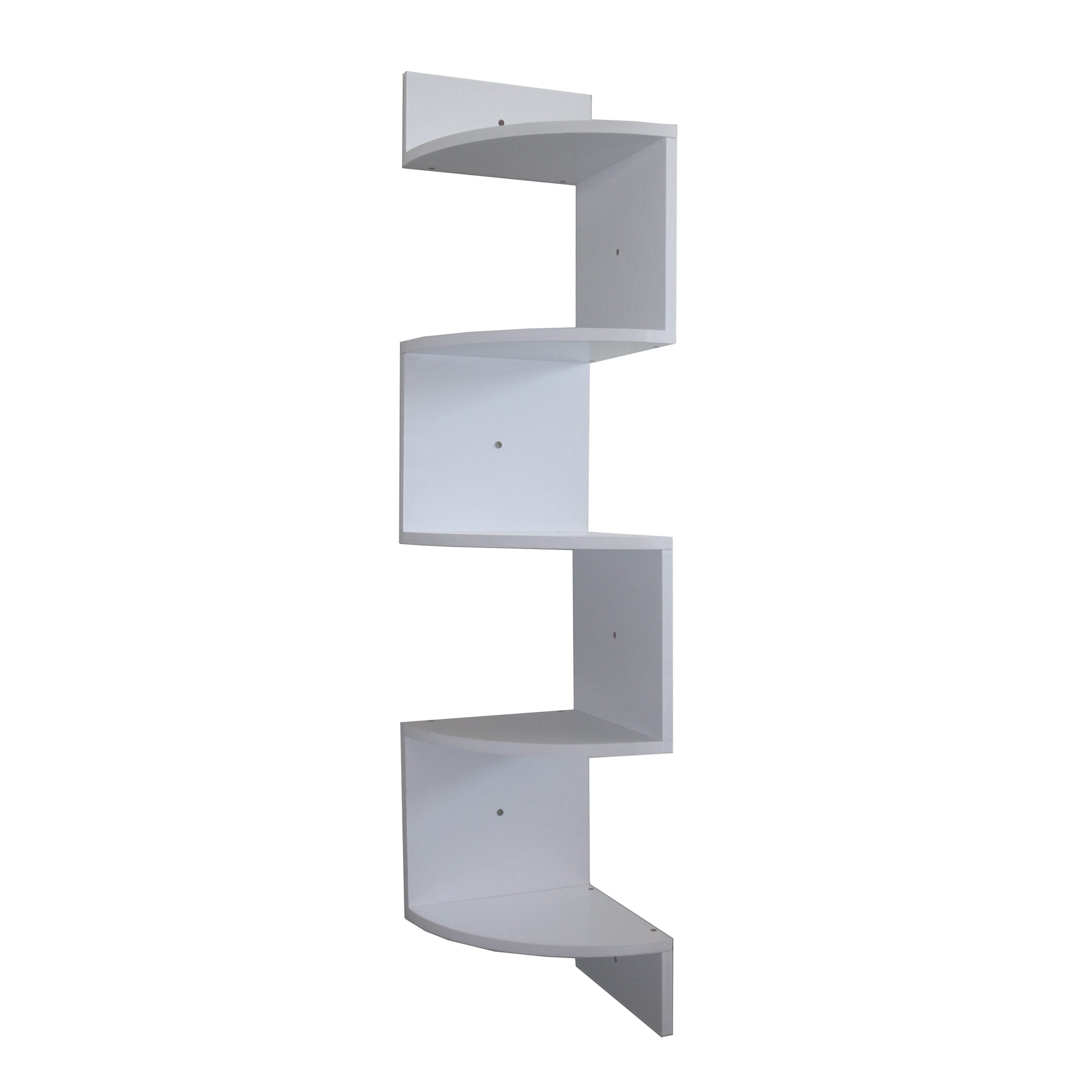 HTI-Living Wandregal Eckregal mit 5 Ablageflächern Thekla Weiß, Stück 1-tlg günstig online kaufen