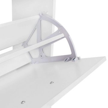 furnicato Schuhschrank BELLA mit 3 Fächern zum Klappen Schuhkommode 125 cm