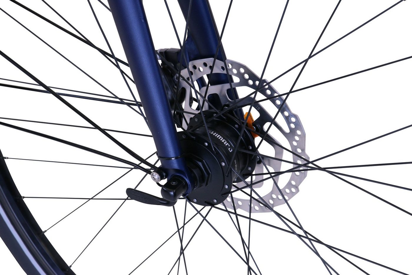 Thumbnail - HAWK Bikes Trekkingrad Trekking Gent Super Deluxe Ocean Blue, 8 Gang Shimano Nexus Schaltwerk, für Herren
