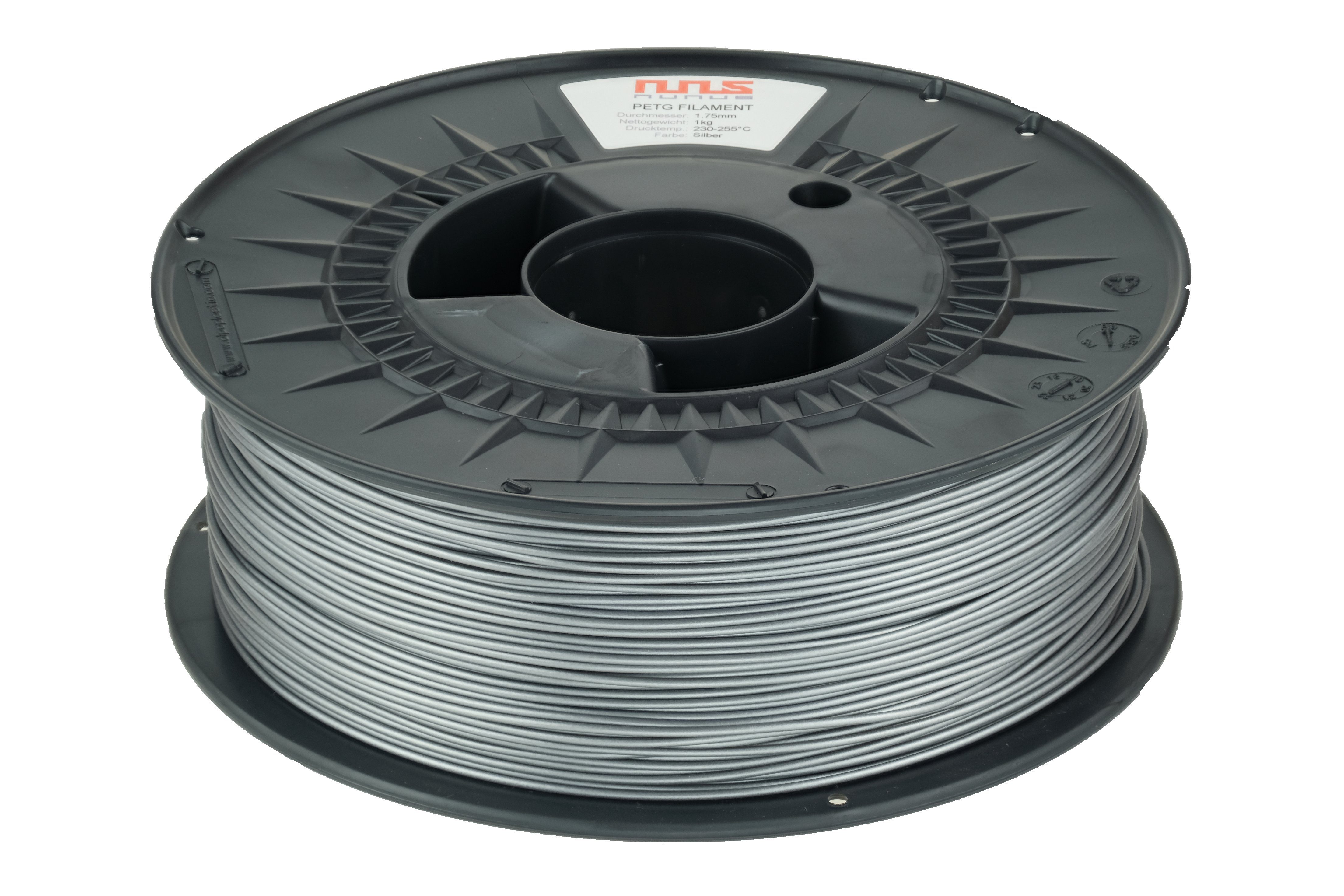 Nunus Filament 1.75mm PETG Filament, lebensmittelecht, robust PET Filament