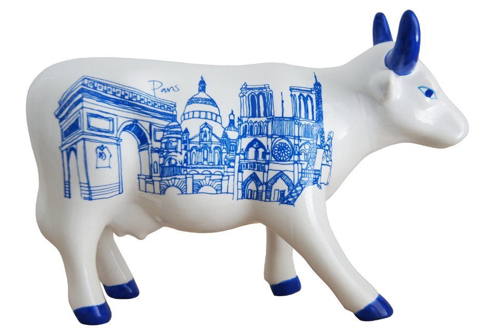 CowParade Tierfigur Paris Cow - Cowparade Medium