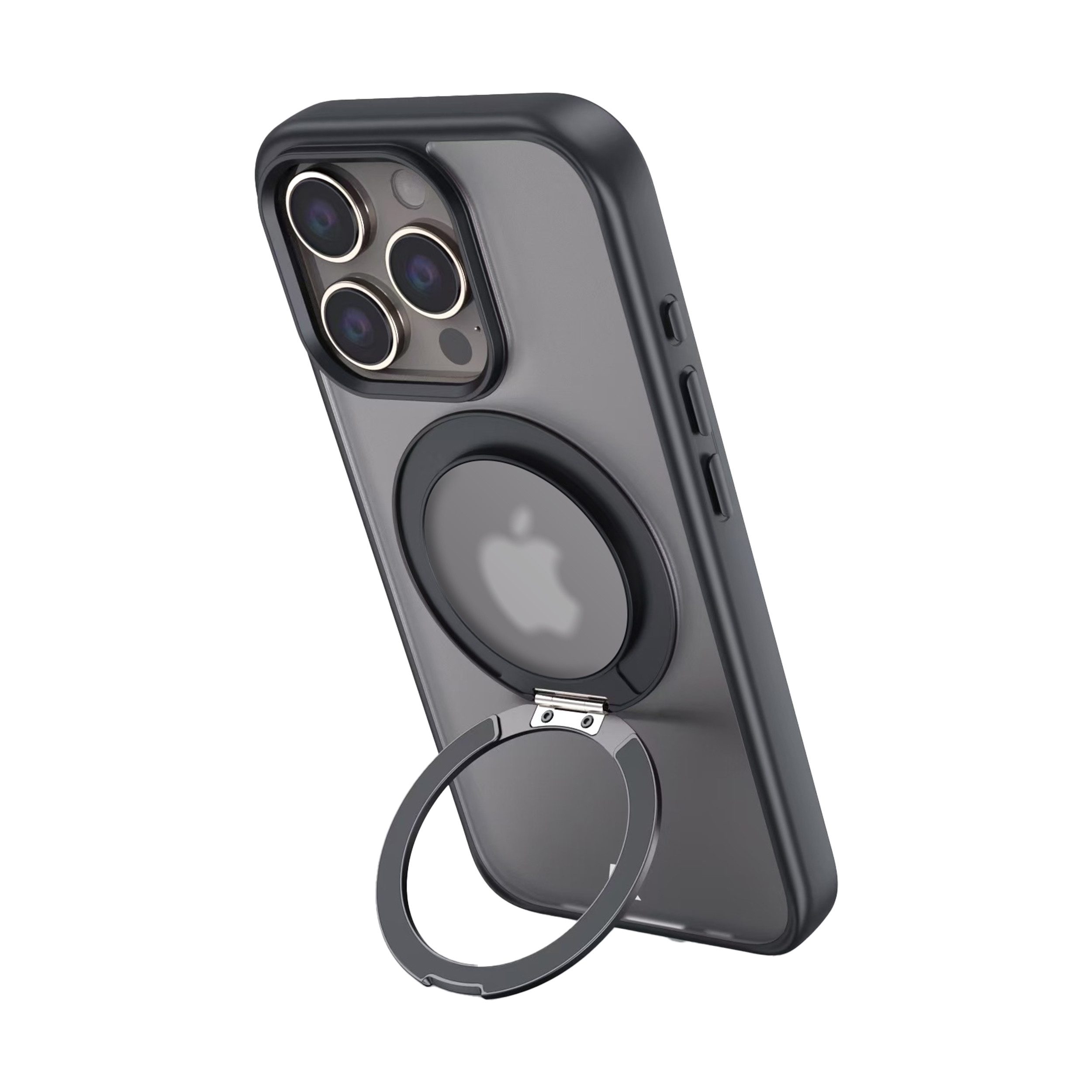 alkaya. Handyhülle iPhone alkaya. Lucid 360 FlexStand Hülle in schwarz, 360° Ringhalterung, schmutzabweisend, wasserfest, rutschfest