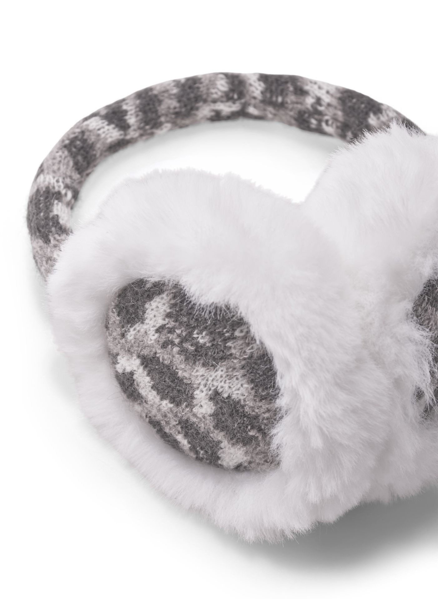 Codello Ohrenwärmer Codello Ohrenwärmer mit gestricktem Fellmuster Leomuster