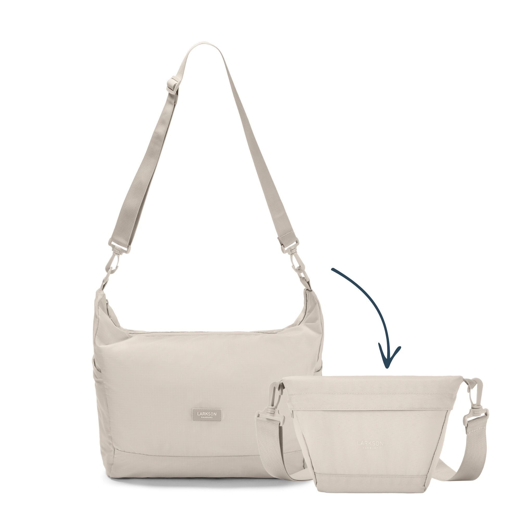 LARKSON Shopper Olea Packable Shopper (1-tlg), 2in1 Crossbody Bag & Shopper günstig online kaufen