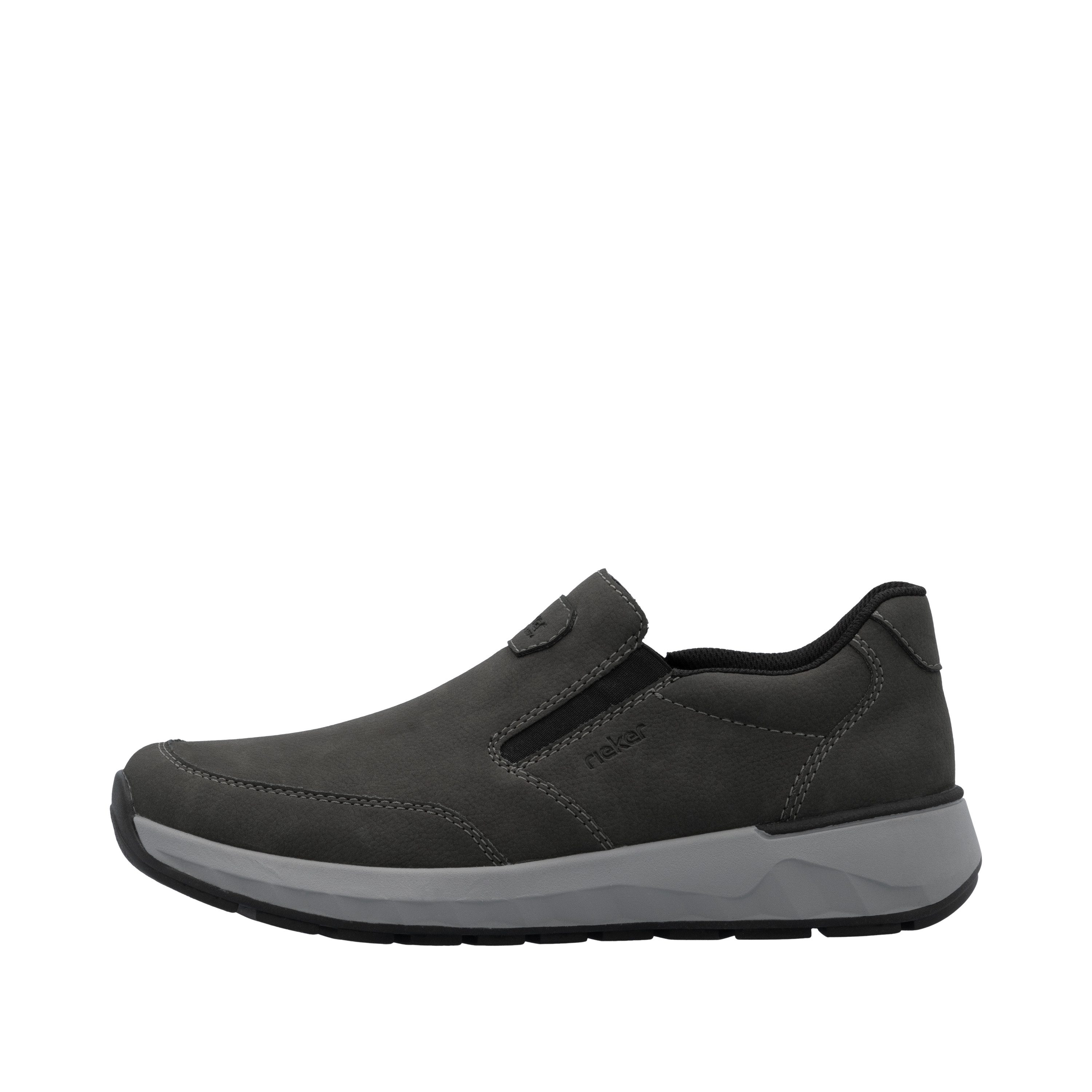 Rieker Slipper Schlupfschuh, Halbschuh, Slip-on Sneaker mit Ziernähte