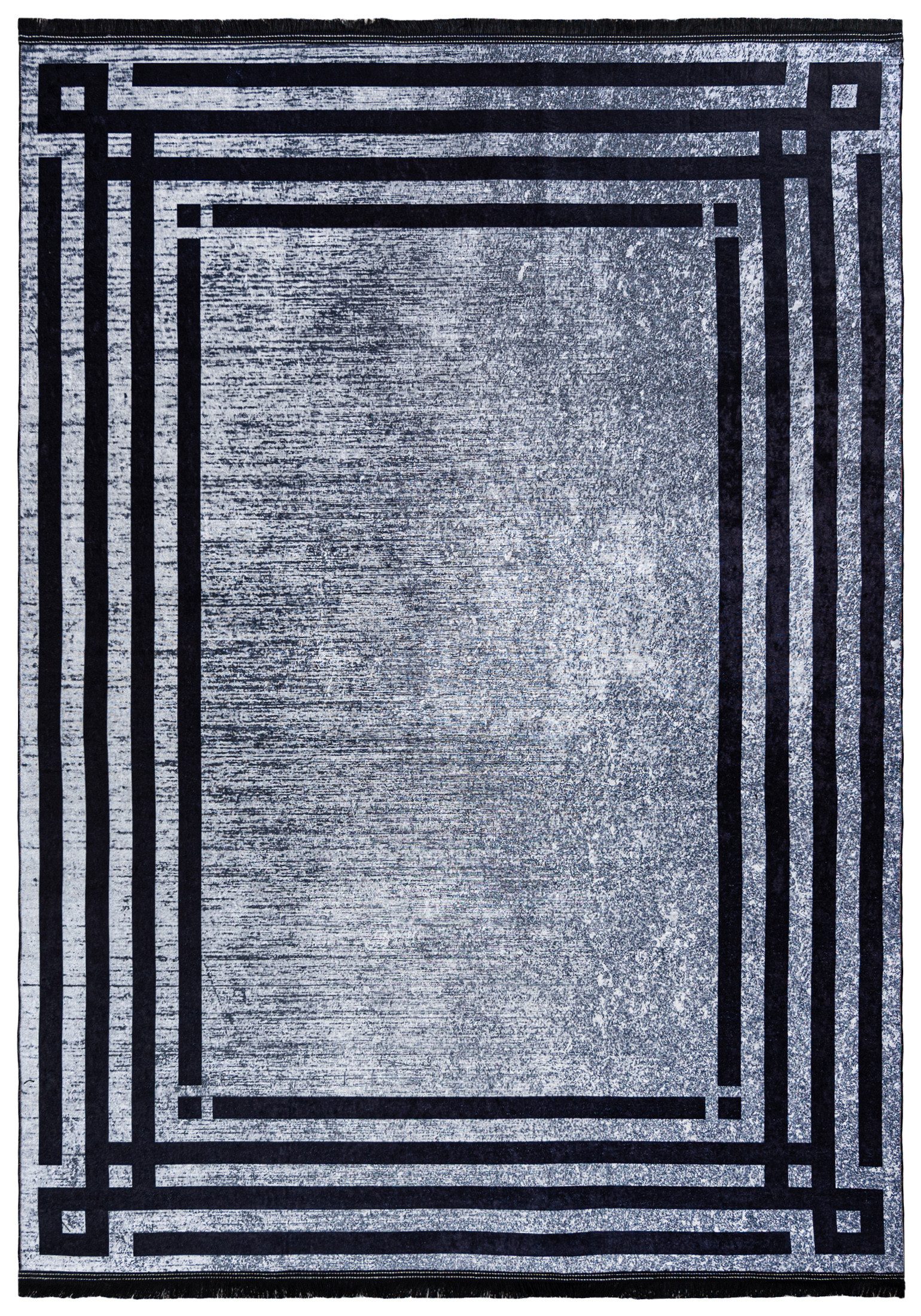 Mazovia Designteppich Modern Teppich für Wohnzimmer, Schlafzimmer, Esszimmer, 80 x 150 cm, Kurflor, Waschbar in Waschmaschine, Höhe 5 mm, Rutschfest