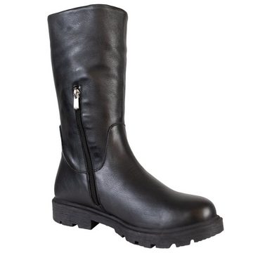 Andrea Conti Stiefel Elegant Freizeit Glattleder uni Stiefel Glattleder