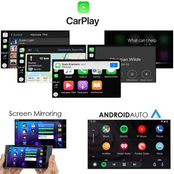 TAFFIO Für Audi A4 S4 MMI 3G 8.8"Touchscreen Android GPS CarPlay 4G LTE WiFi Einbau-Navigationsgerät