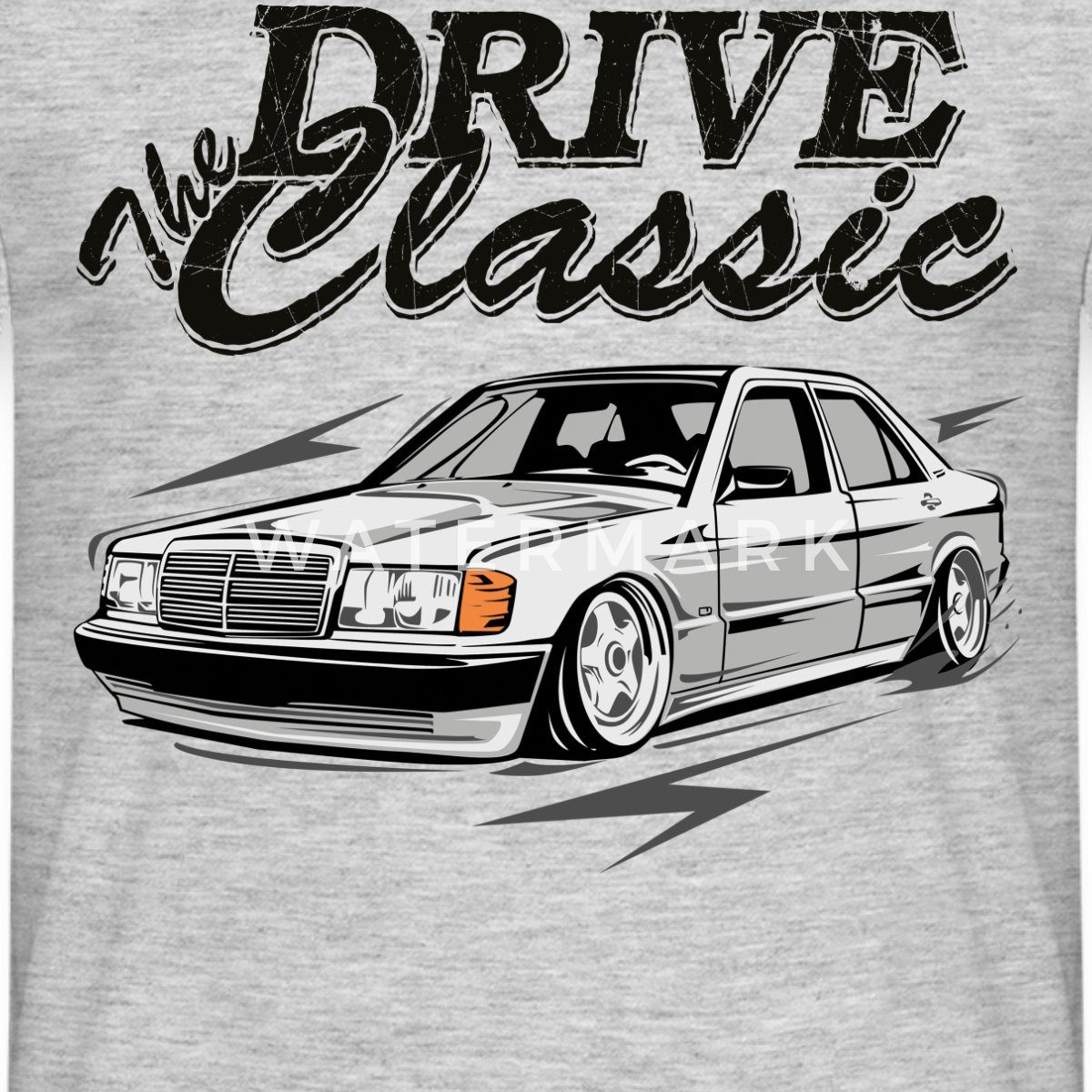 Spreadshirt T-Shirt Drive The Classic Geschenk Youngtimer Auto Fan Männer T günstig online kaufen