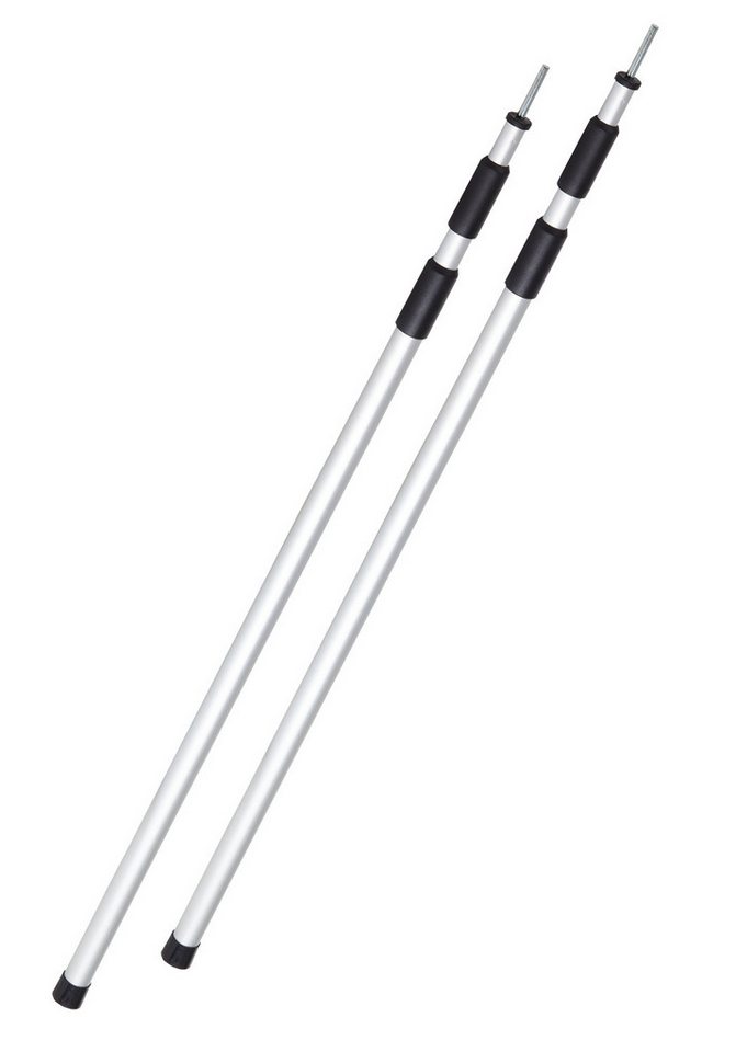 Black Snake Zeltstange Aluminium-Aufstellstangen für Sonnensegel, Tarp, Vorzelt und Camping, (Stangenset, 2-St., 2 Aufstellstangen, wählbar in 180 cm oder 240 cm), Wetterbeständiges Leichtgewicht-Set für Trekking, Festival und Garten