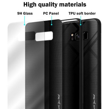 Cadorabo Handyhülle Samsung Galaxy S8 Samsung Galaxy S8, Robustes Hard Case - Handy Schutzhülle - Hülle - Back Cover Bumper