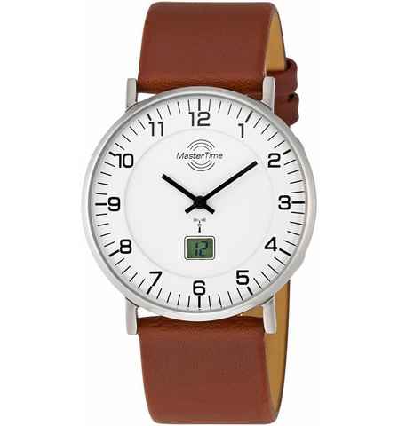 MASTER TIME Funkuhr MTGS-10561-12L, Armbanduhr, Quarzuhr, Herrenuhr, Datum, Langzeitbatterie