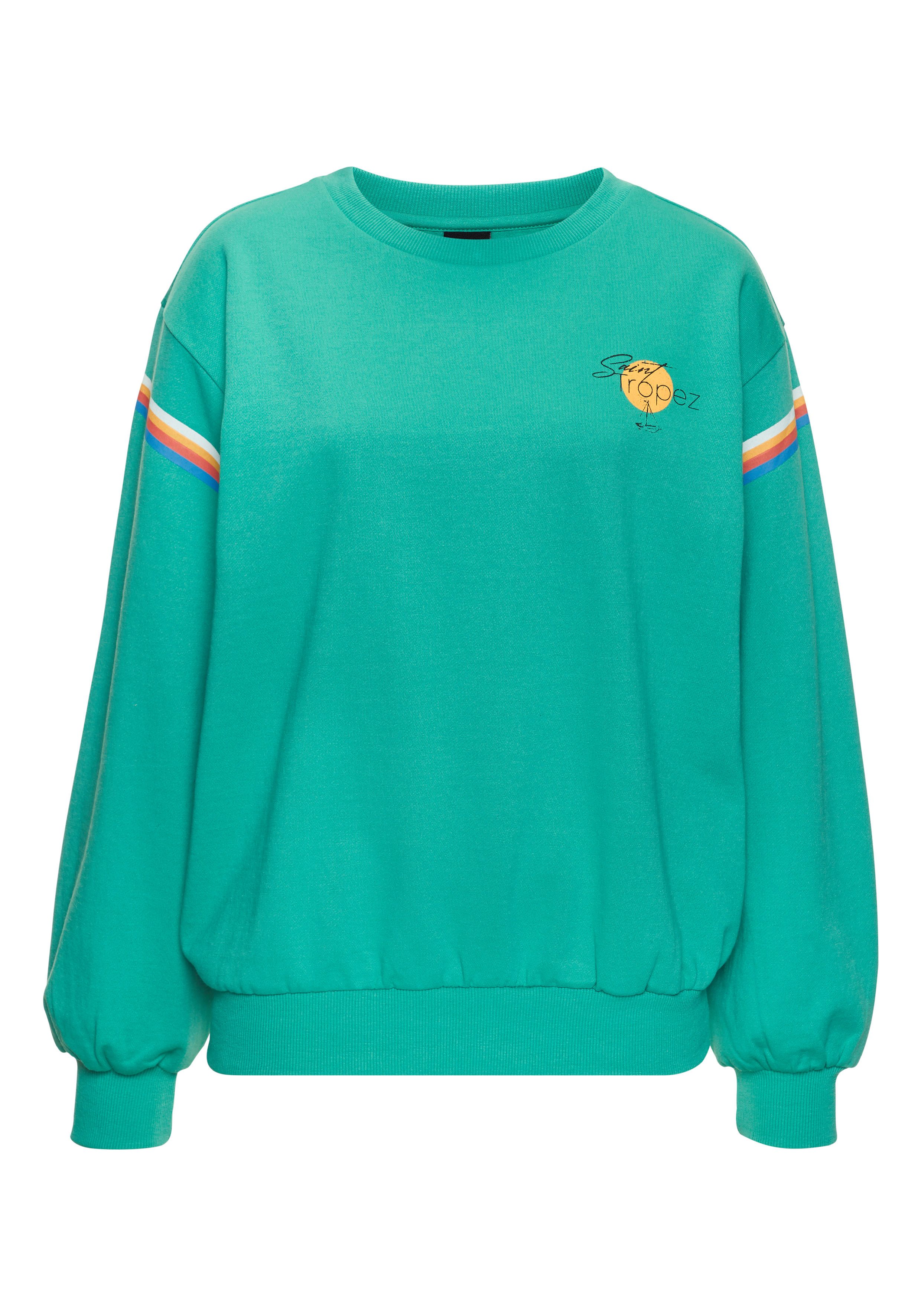 Bench. Loungewear Sweatshirt mit modischen Druck Details, Loungewear