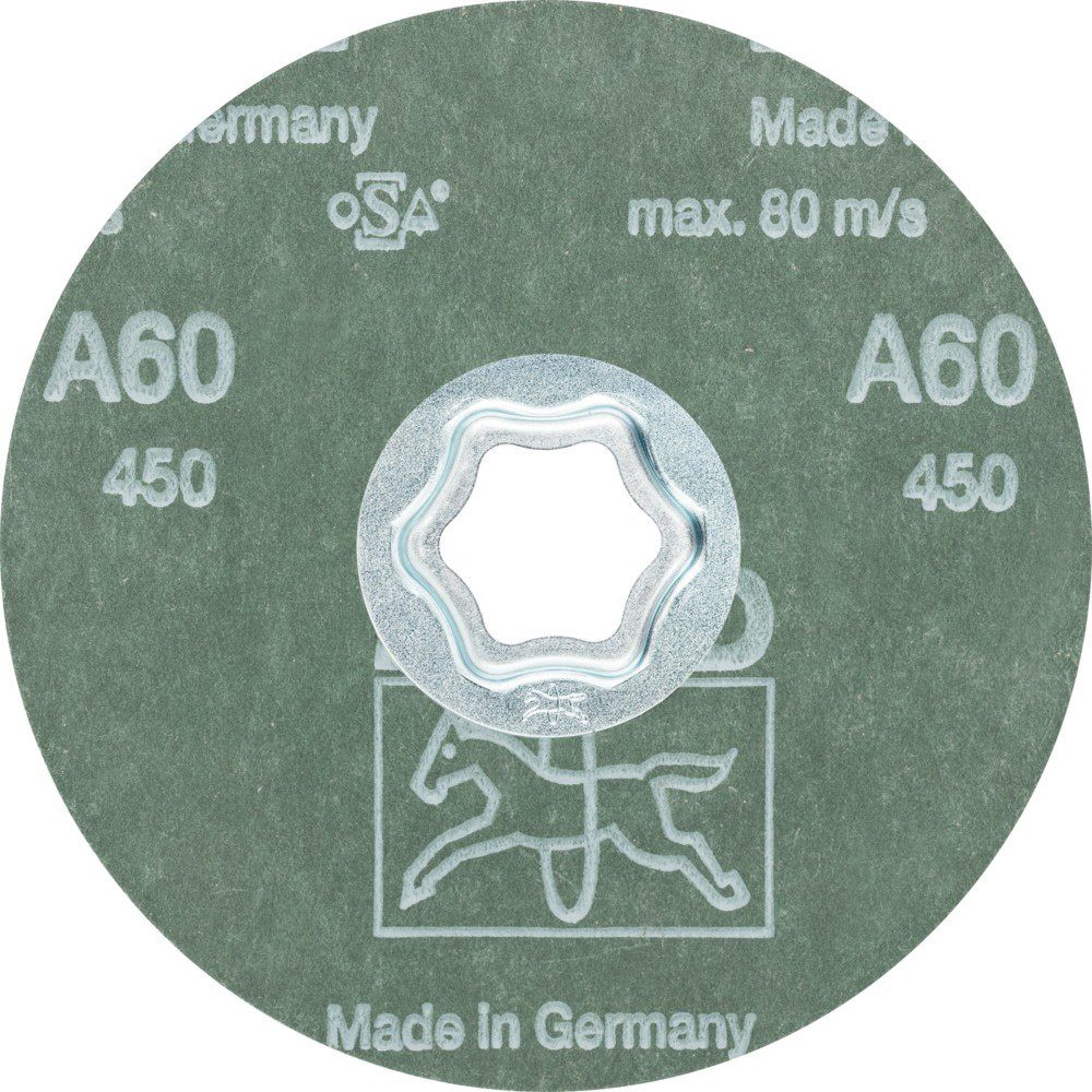 mm Pferd PFERD COMBICLICK univer 115 Schleifteller A Ø 60 64190006 Fiberscheibe Korund für