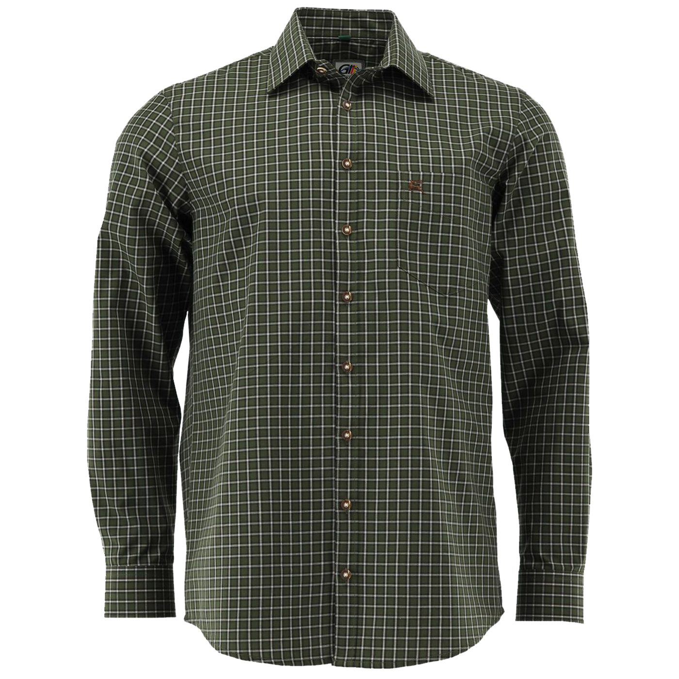 German Wear Trachtenhemd OJ19 Jagdhemd hemd Langarm Hemd Regular Fit Haifis günstig online kaufen