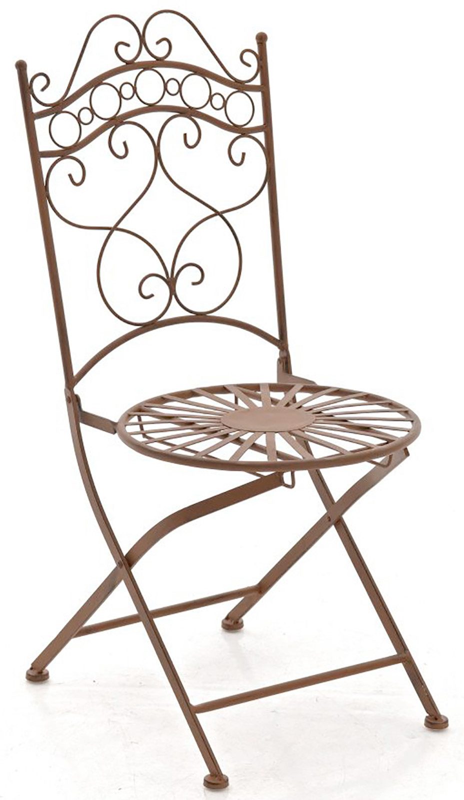 CLP Garten-Essgruppe Indra, pflegeleichte Eisen-Sitzmöbel, Jugendstil