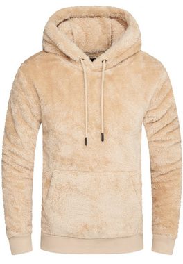 behype Kapuzensweatshirt HOOD aus weichem Teddyfleece