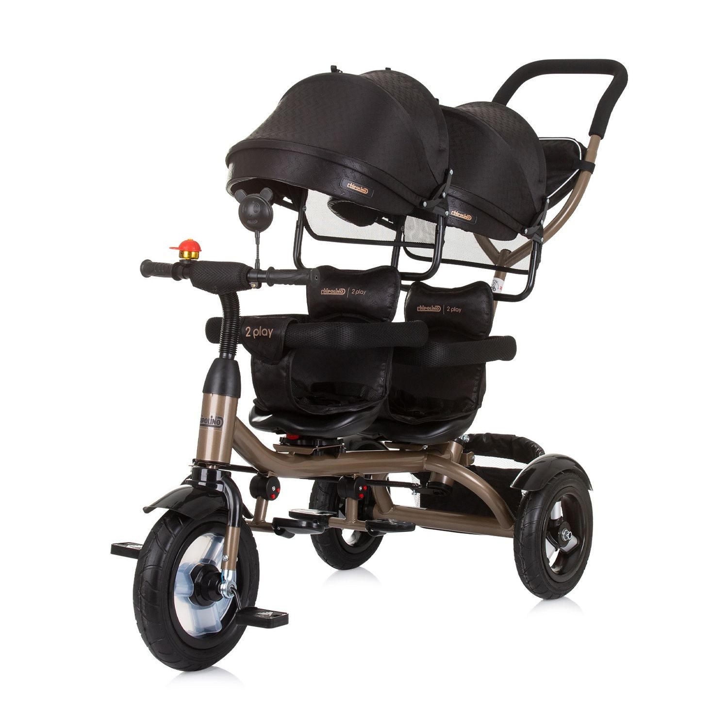 Chipolino Dreirad Geschwisterdreirad Tricycle 2Play, zwei günstig online kaufen
