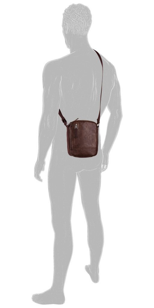 camel active Umhängetasche Traces, Herren, Schultertasche, funktional mit vielen Fächern
