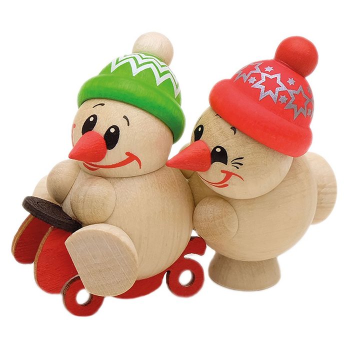 Pfiffiges aus dem Erzgebirge Weihnachtsfigur Cool Man Bobby Car Echt Erzgebirge - Holzkunst mit Herz