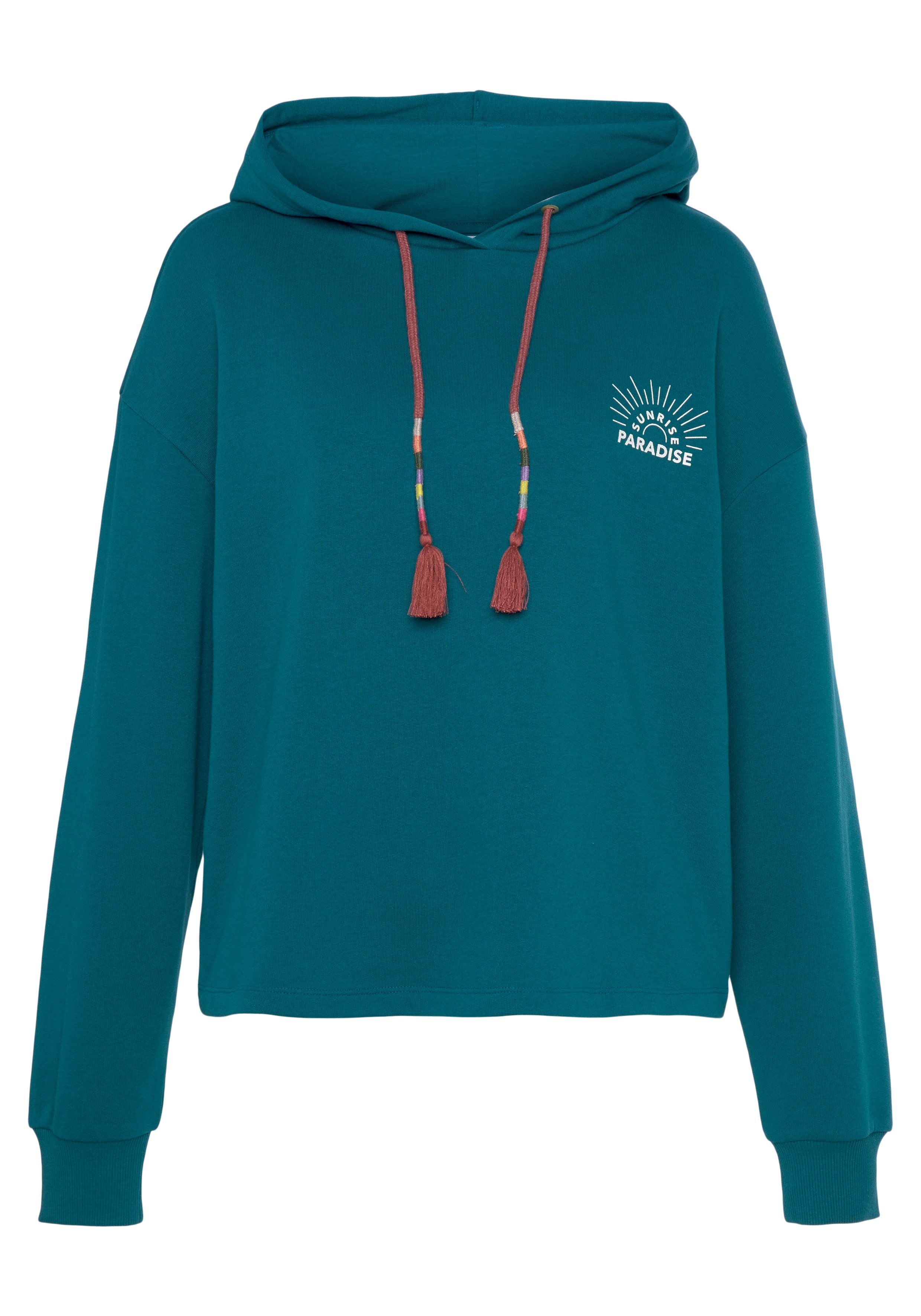 Vivance Hoodie, Kapuzensweatshirt mit Print, Loungewear günstig online kaufen