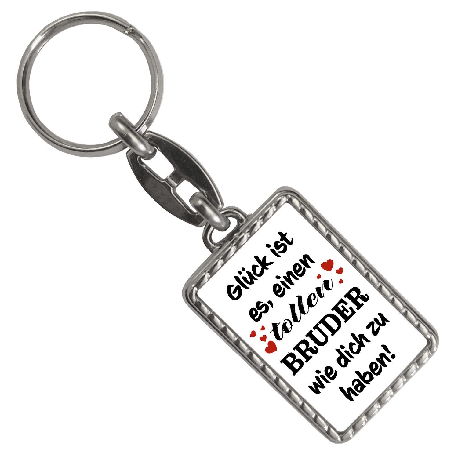 speecheese Schlüsselanhänger Toller Bruder Glück Schlüsselanhänger günstig online kaufen