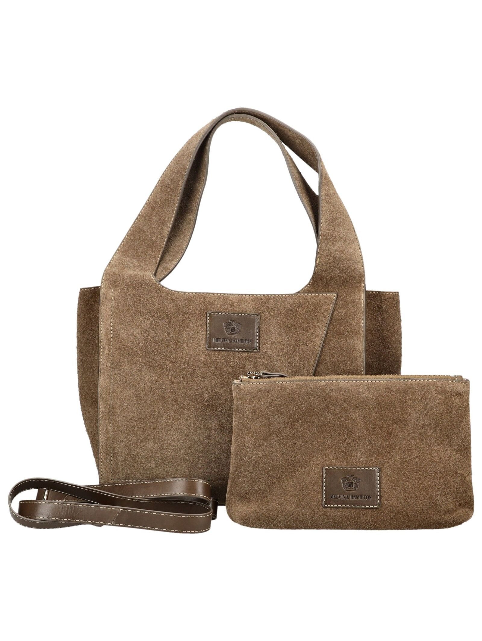 Melvin & Hamilton Henkeltasche Melvin & Hamilton Taschen Veloursleder