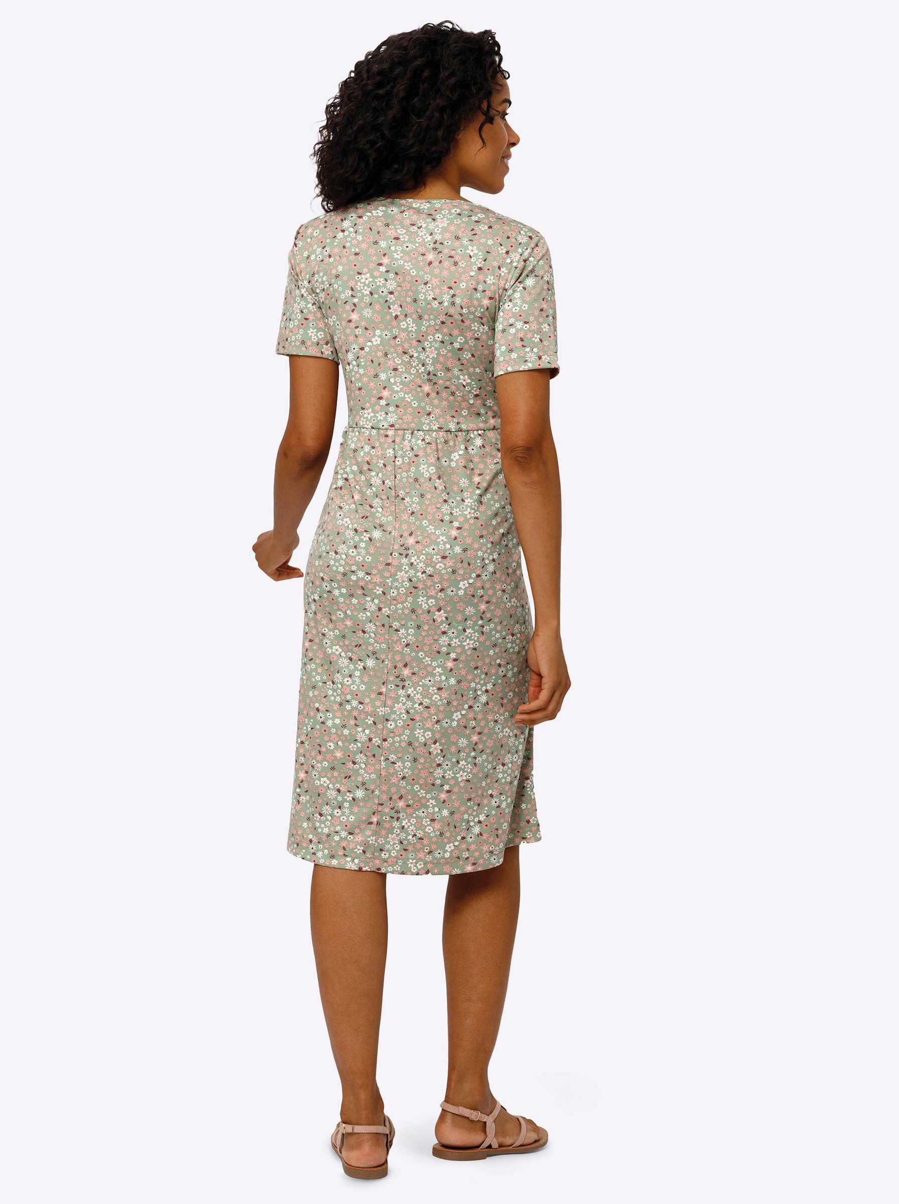 Sieh an! Jerseykleid Jersey-Kleid Kurzarm günstig online kaufen