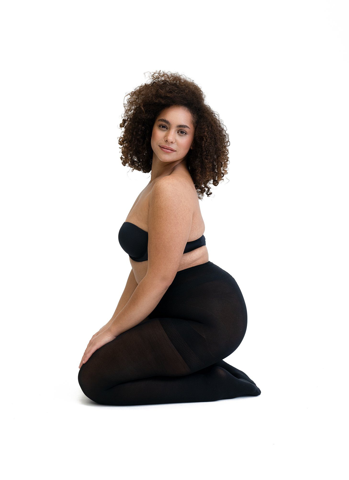 disée Feinstrumpfleggings disée Damen superweich Feinstrumpfhose 80 Tights DEN mit Bodyshaping Baumwollzwickel blickdicht Wäscheflachnaht und