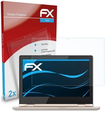 atFoliX Schutzfolie Displayschutz für Lenovo IdeaPad Flex 3 11IGL05, (2 Folien), Ultraklar und hartbeschichtet