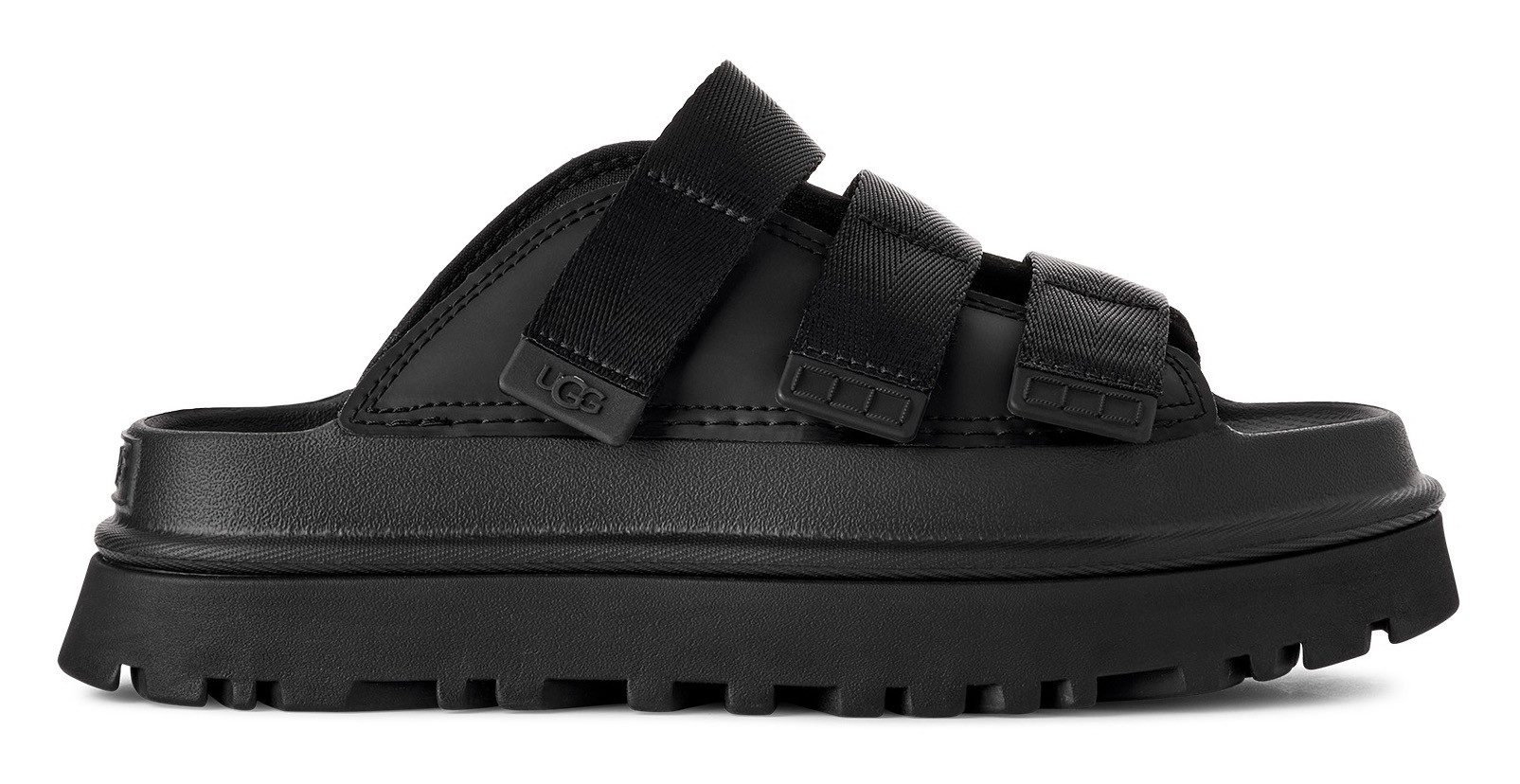 UGG GOLDENGLOW SLIDE Pantolette, Plateauschuh, Sandale, Flats mit Fußbett günstig online kaufen