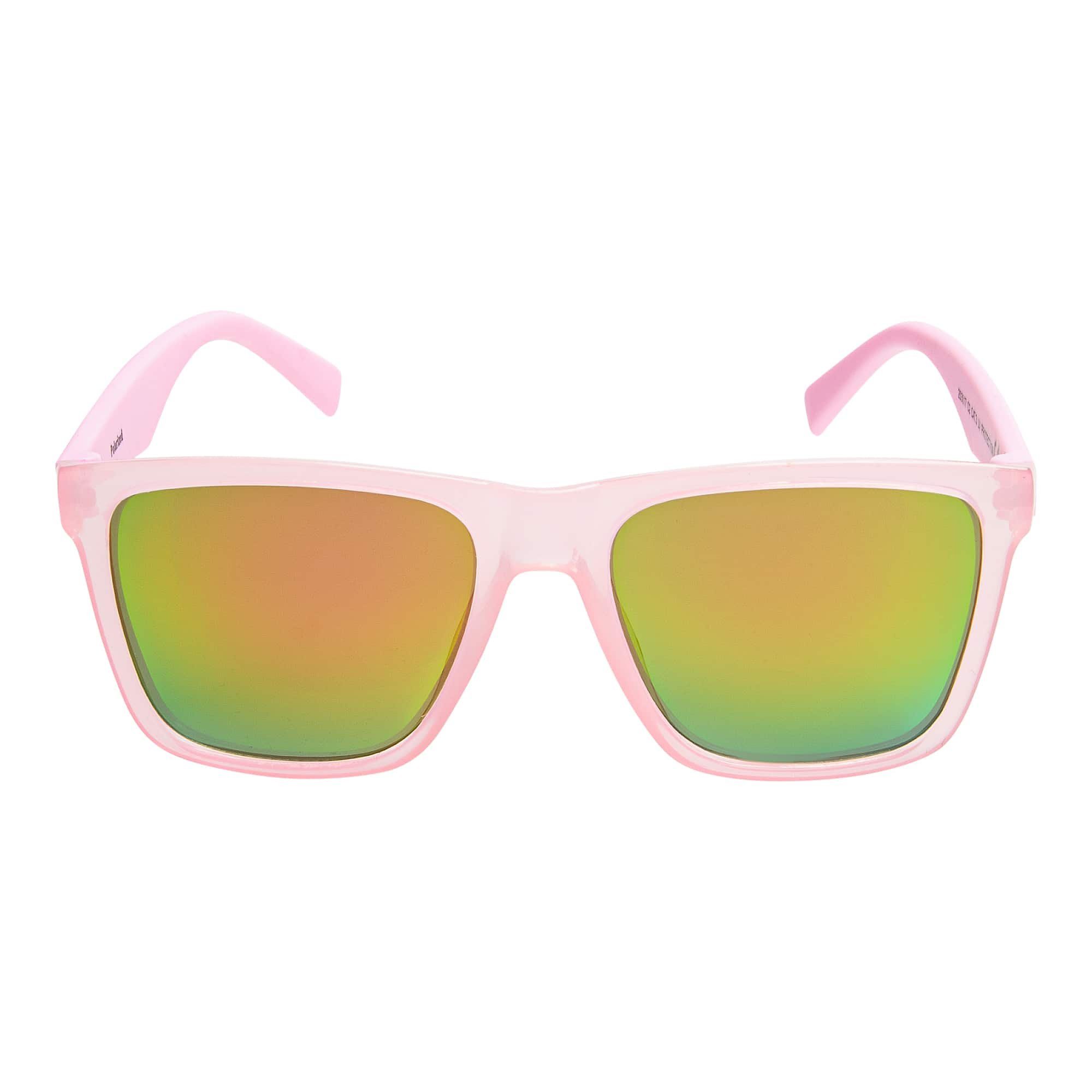 (1-St) Rosa Kinder polarisierten Eyewear Sonnenbrille Wayfarer Linsen BEZLIT mit Jungen Designer Mädchen