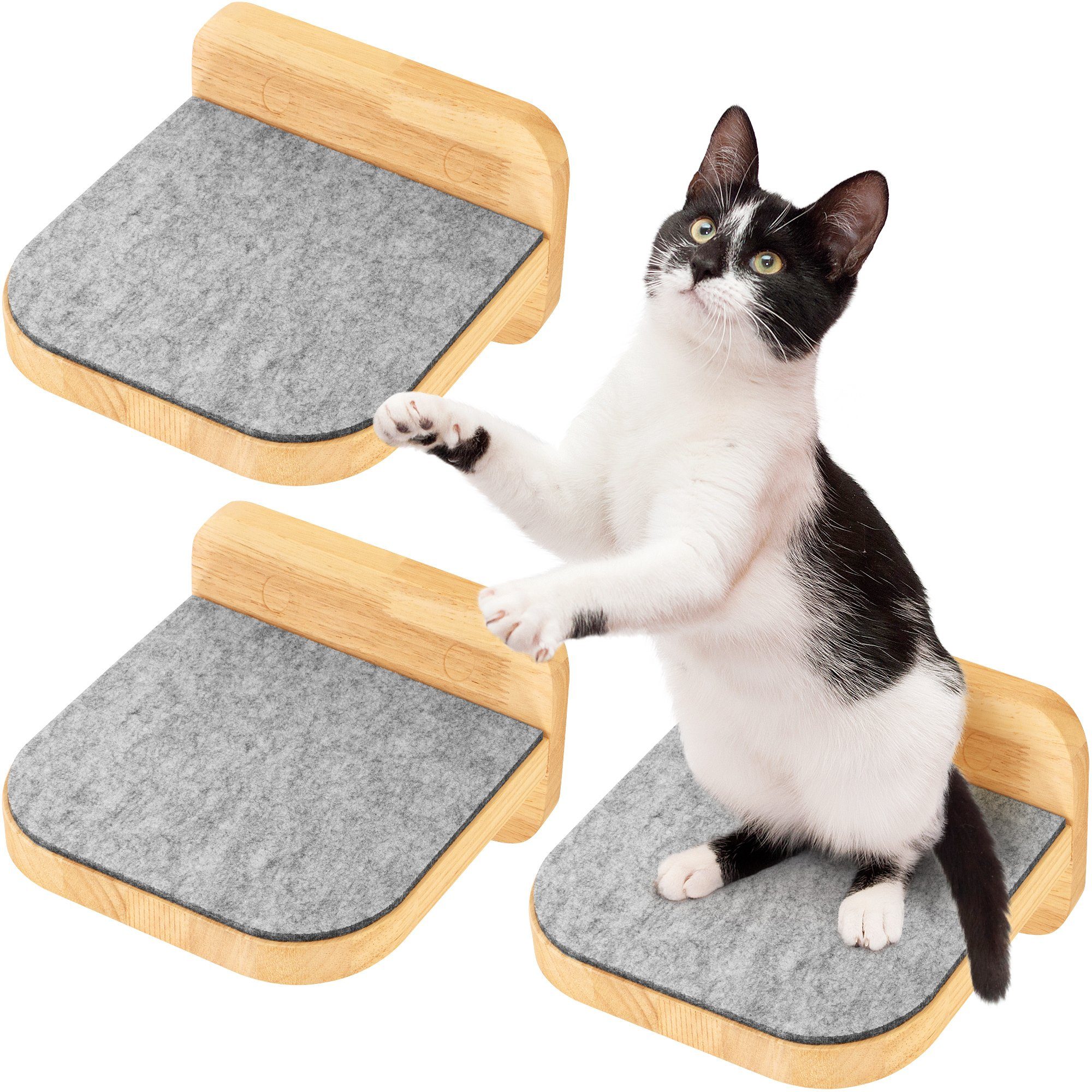 Happypet Kratzbaum, 3er-Set Katzentreppen, Designer Catwalk, günstig online kaufen