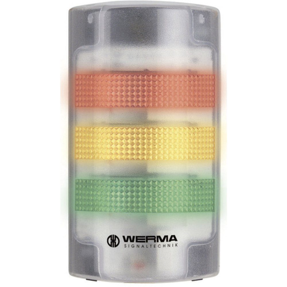 Sensor Werma Signaltechnik Kombi-Signalgeber LED 691.200.55 Weiß Dauerlicht