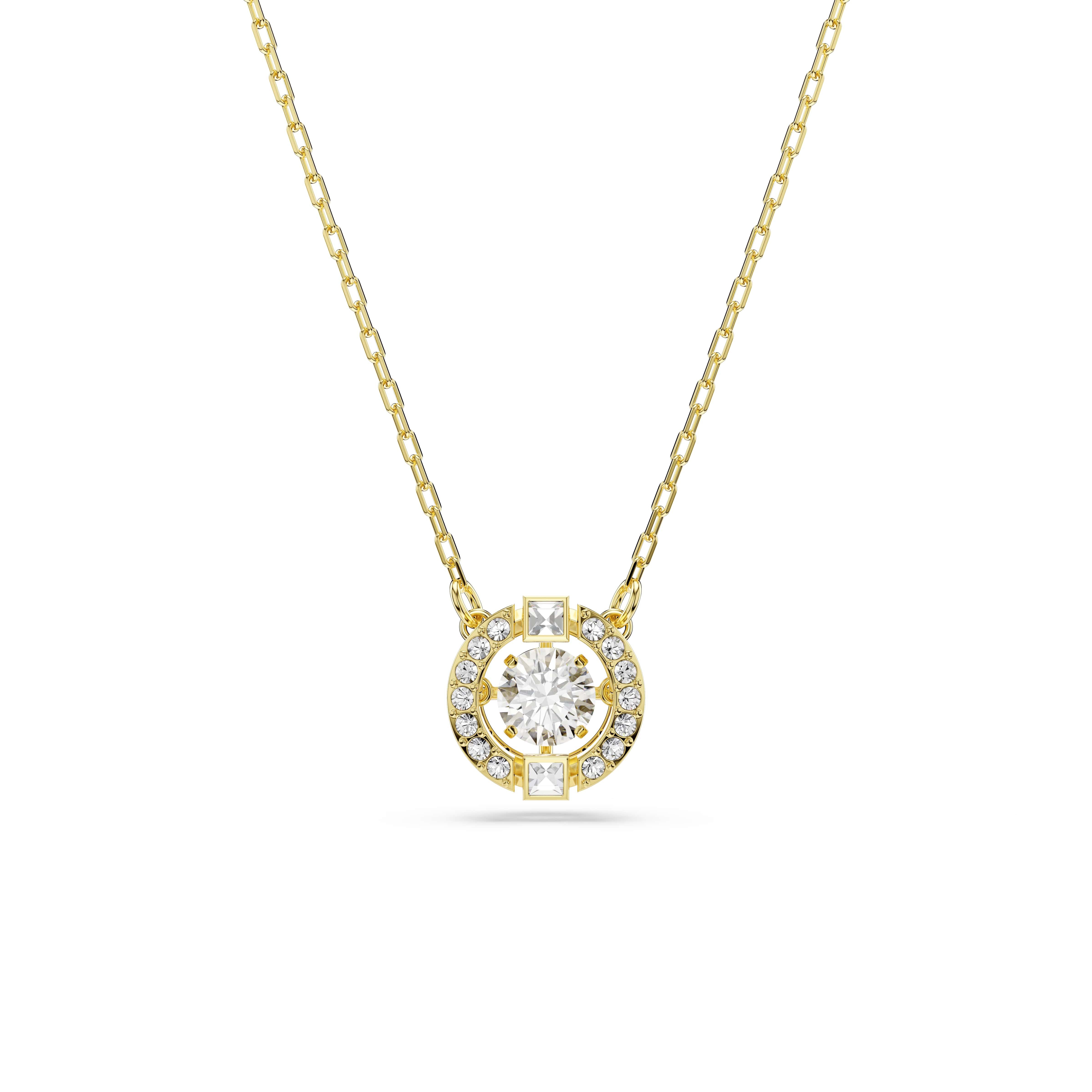 Swarovski Kette mit Anhänger Schmuck Geschenk UNA Halskette, mit Swarovski® Kristall