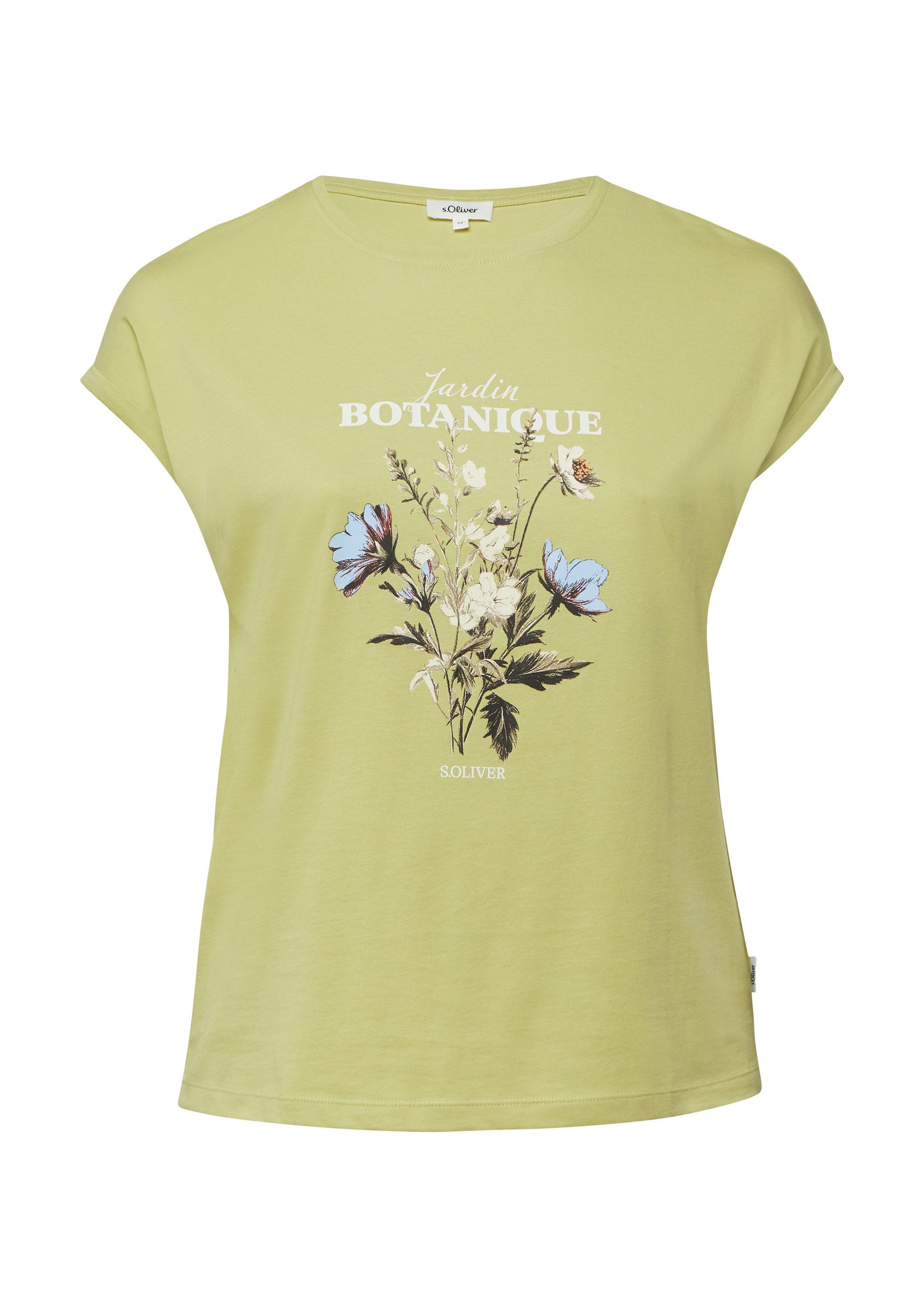s.Oliver Kurzarmshirt T-Shirt T-Shirt mit Frontprint im Relaxed Fit günstig online kaufen