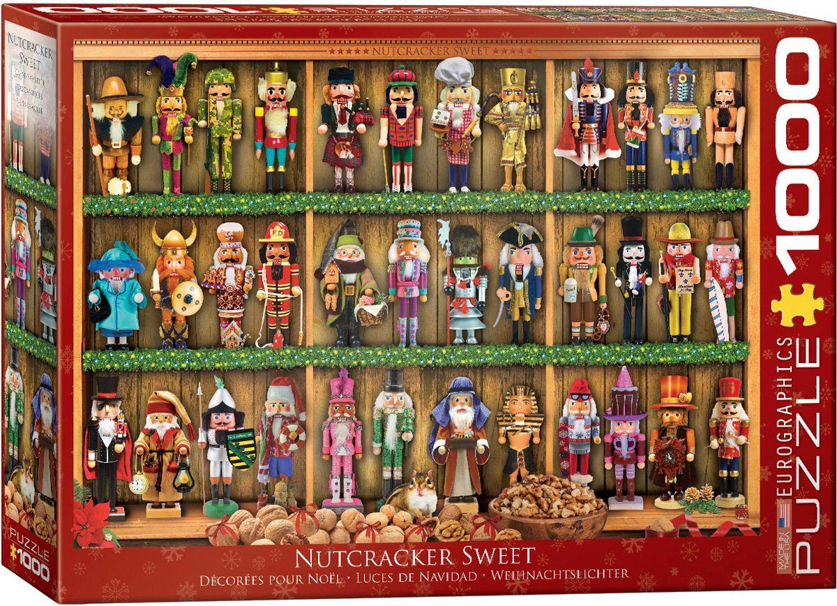 empireposter Puzzle Weihnachtliche Nussknacker - 1000 Teile Puzzle im Format 68x48 cm, 1000 Puzzleteile