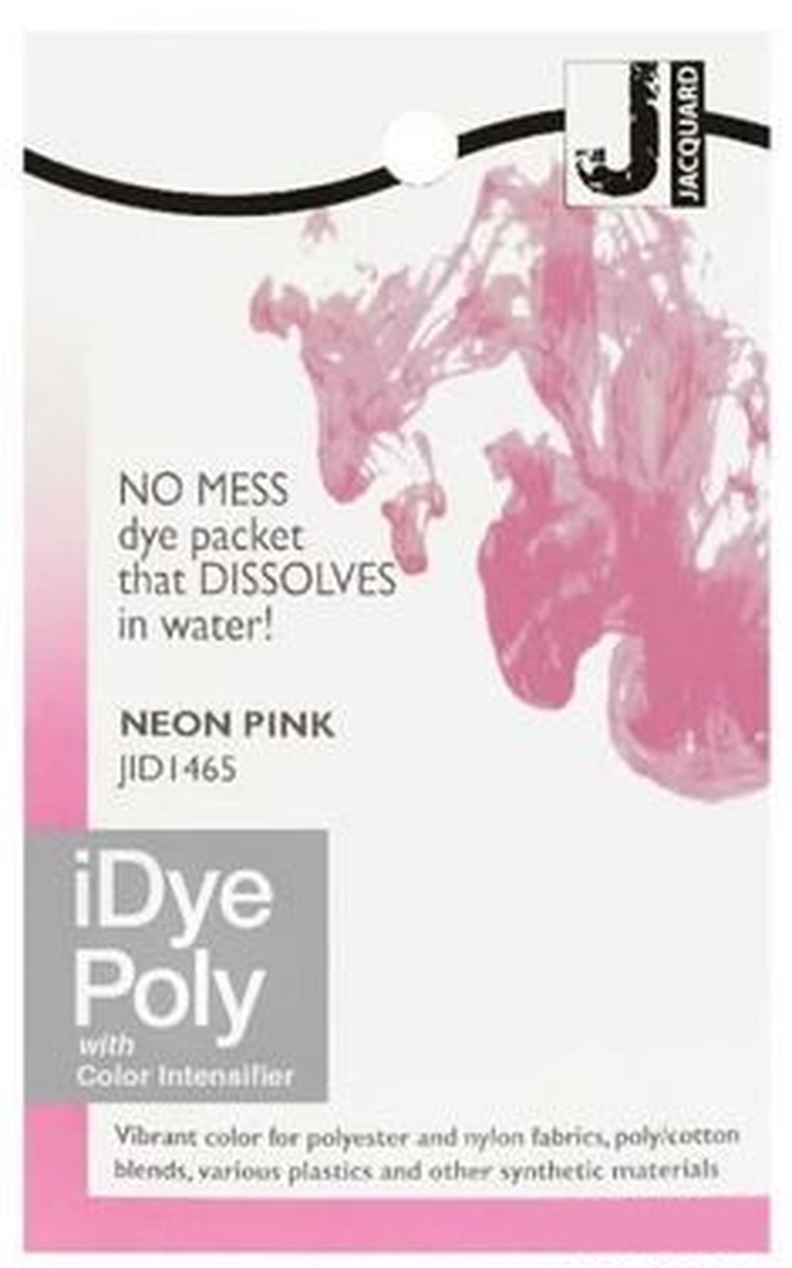 Jacquard Textilfarbe iDye Poly, Färbemittel für synthetische Gewebe, 14g Päckchen inkl. Farbverstärker