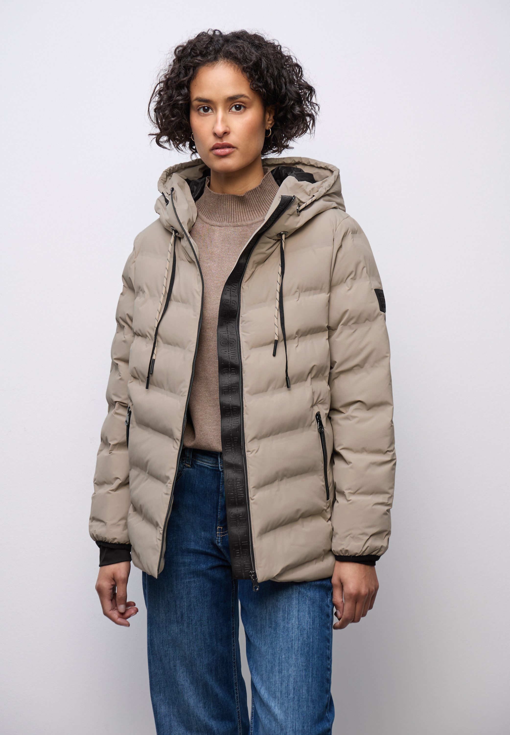 STREET ONE Steppjacke mit Kapuze mit günstig online kaufen