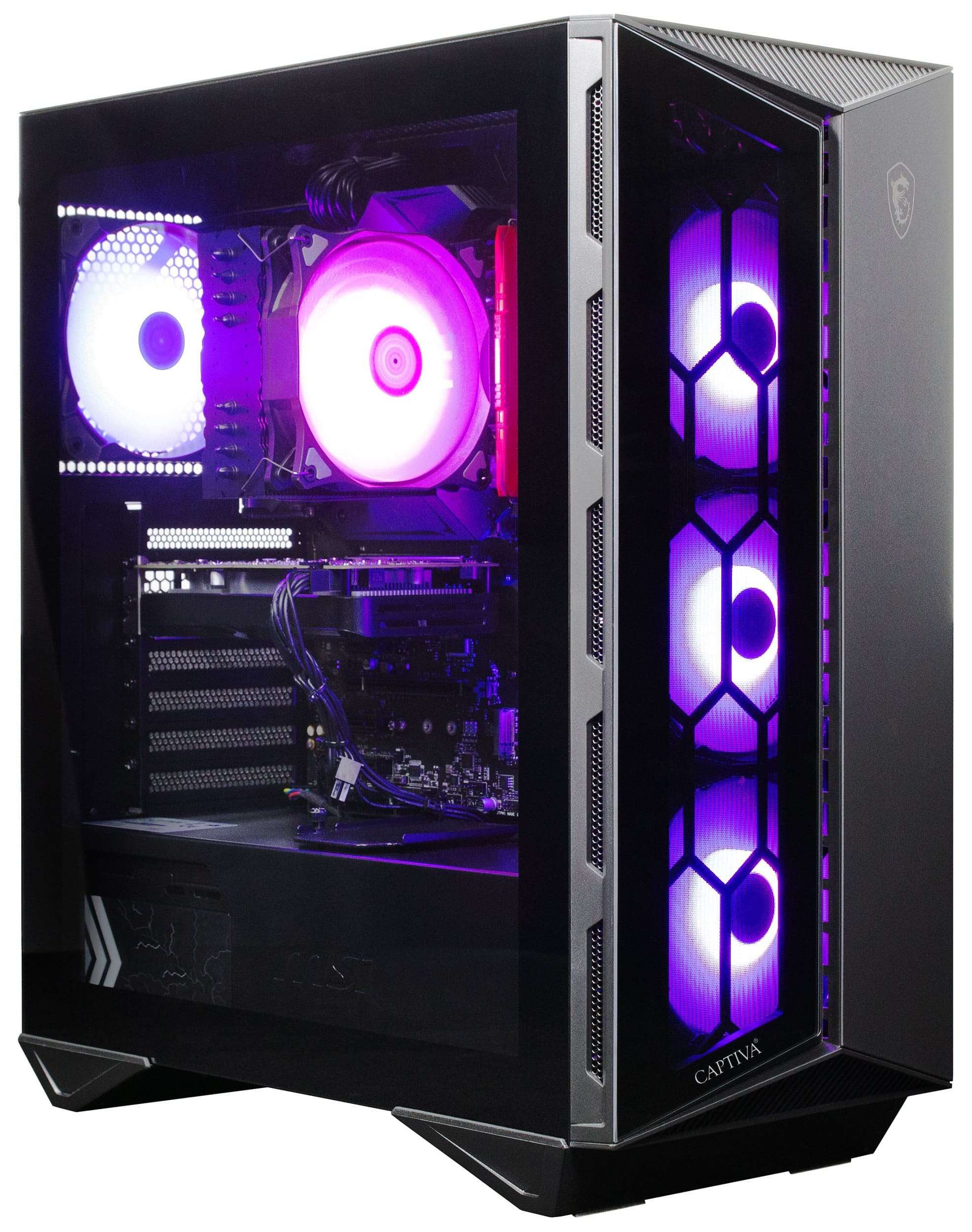 CAPTIVA Highend Gaming R93-281 PC (AMD Ryzen 7 5700X, GeForce® RTX™ 5070, 16 GB RAM, 1000 GB SSD, Luftkühlung, WLAN, Windows 11 Home)